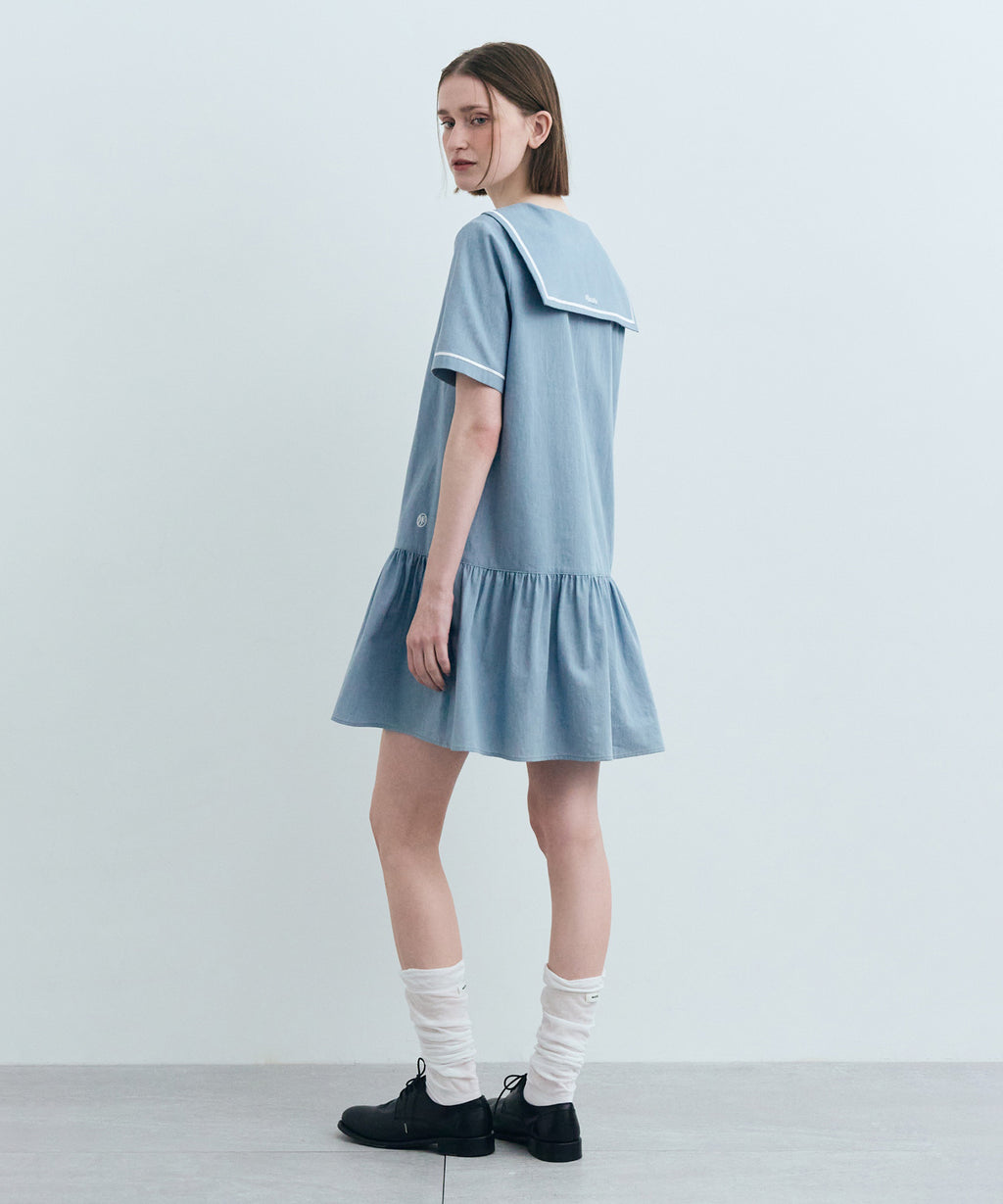 Marithe & Francois Girbaud - Sailor Onepiece (Light Blue) product image 2 | TRAB K-Fashion Australia