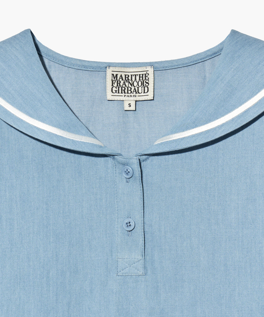 Marithe & Francois Girbaud - Sailor Onepiece (Light Blue) product image 9 | TRAB K-Fashion Australia