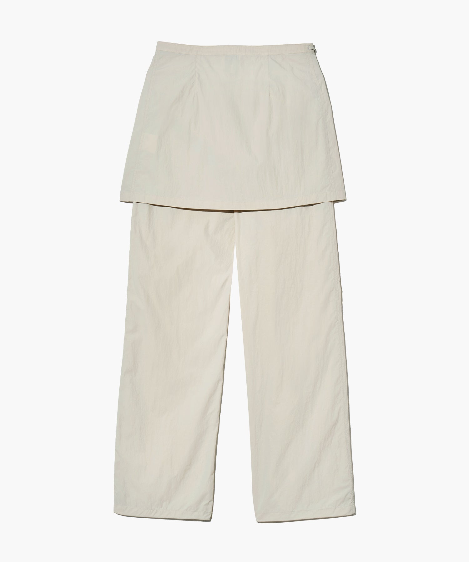 Marithe & Francois Girbaud - Layered Skirt Pants (Light Gray) product image 2 | TRAB K-Fashion Australia