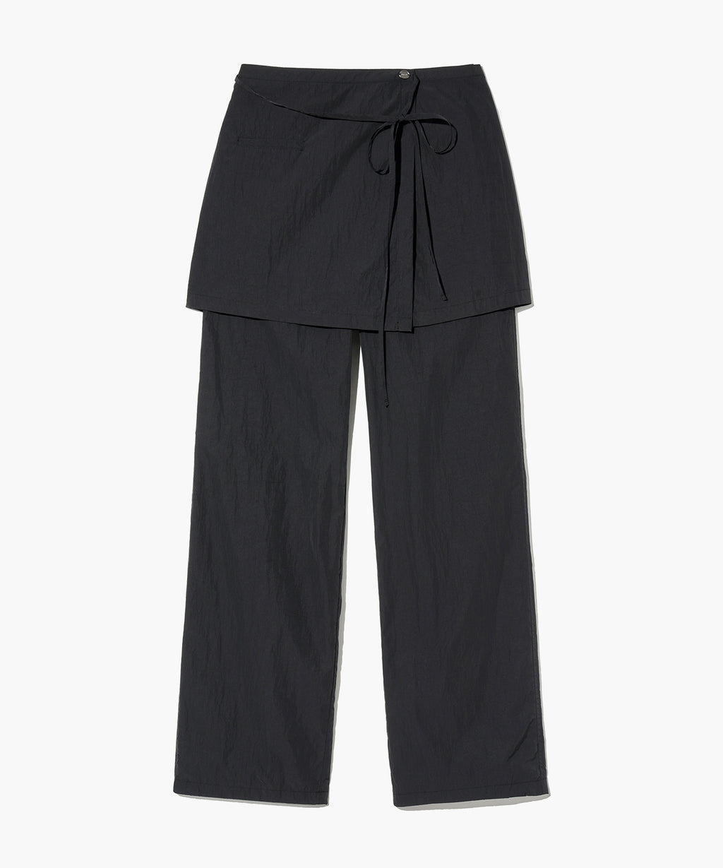Marithe & Francois Girbaud - Layered Skirt Pants (Black) product image 1 | TRAB K-Fashion Australia