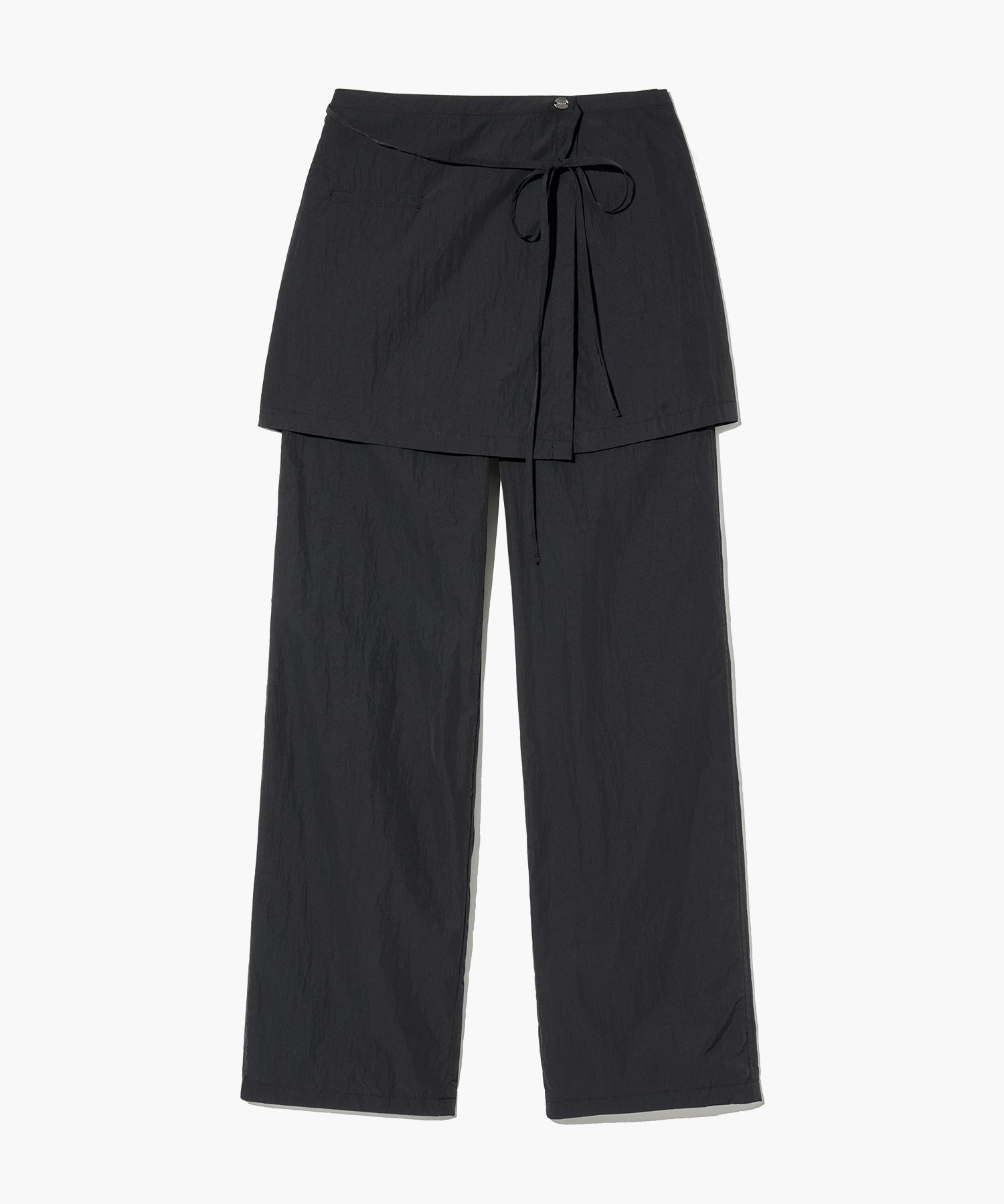 Marithe & Francois Girbaud - Layered Skirt Pants (Black) product image 1 | TRAB K-Fashion Australia