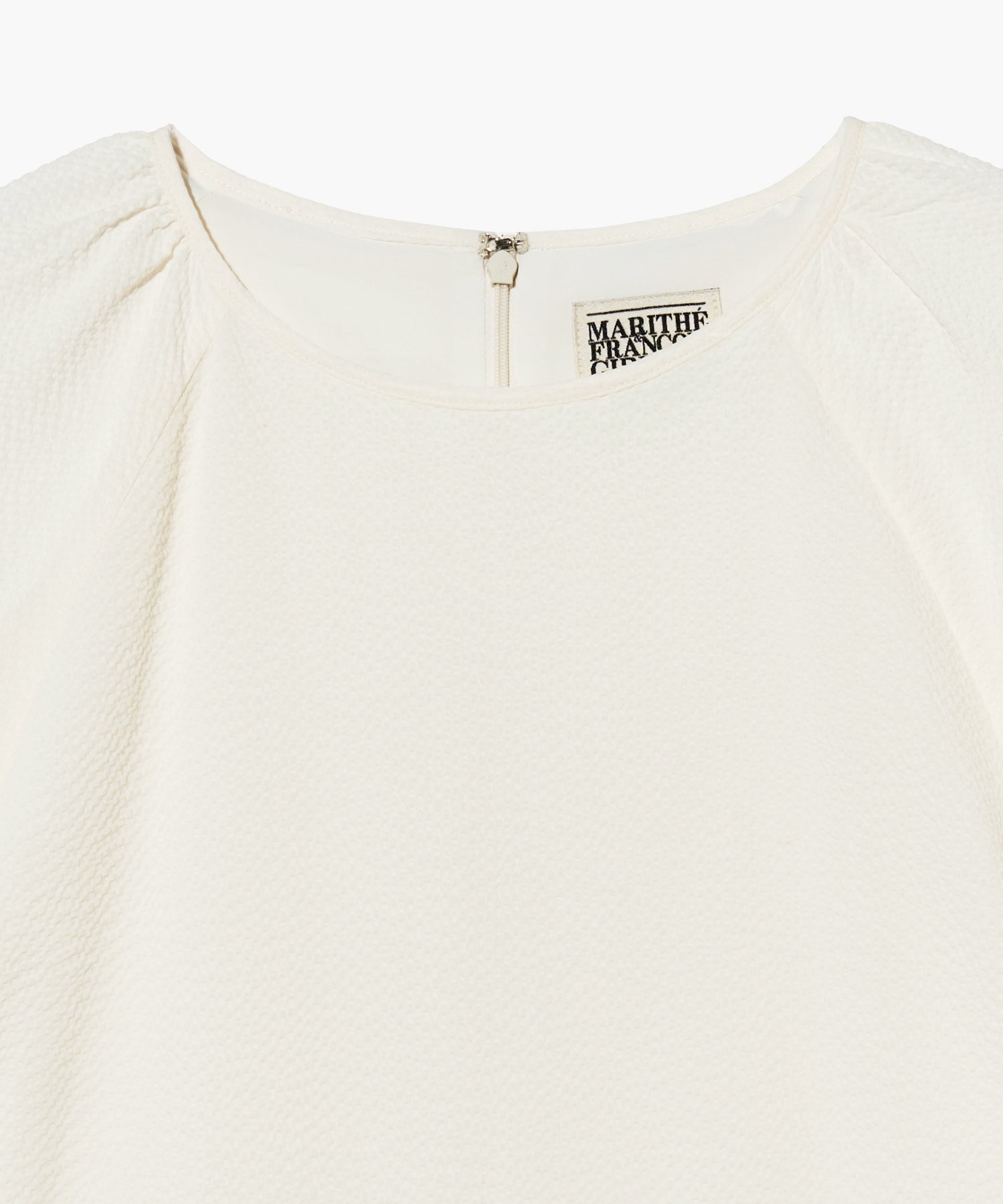 Marithe & Francois Girbaud - Puff Sleeve Dress (Cream) product image 7 | TRAB K-Fashion Australia