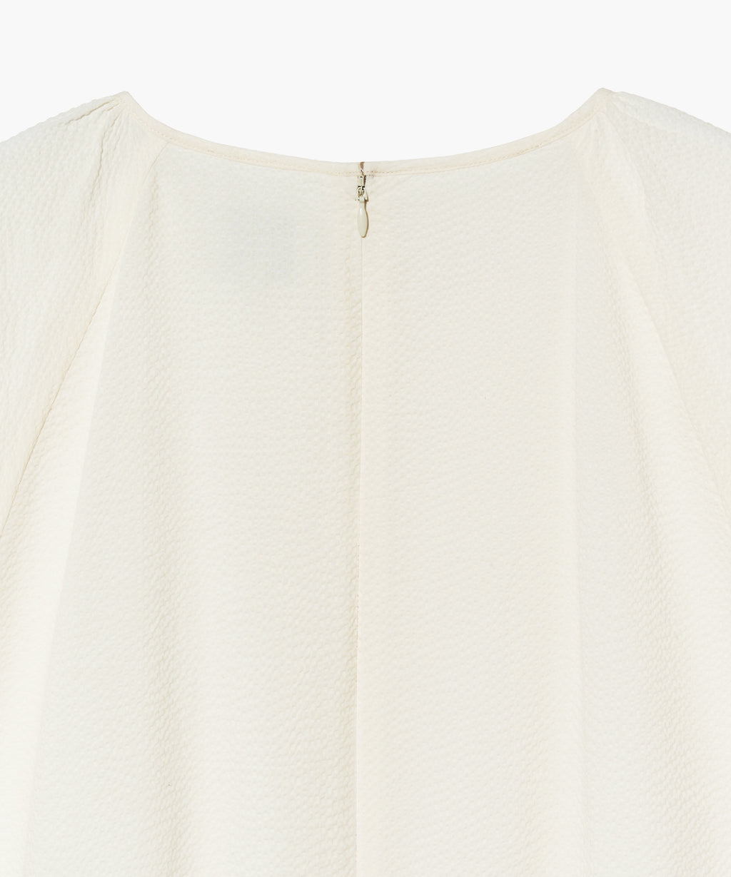 Marithe & Francois Girbaud - Puff Sleeve Dress (Cream) product image 8 | TRAB K-Fashion Australia