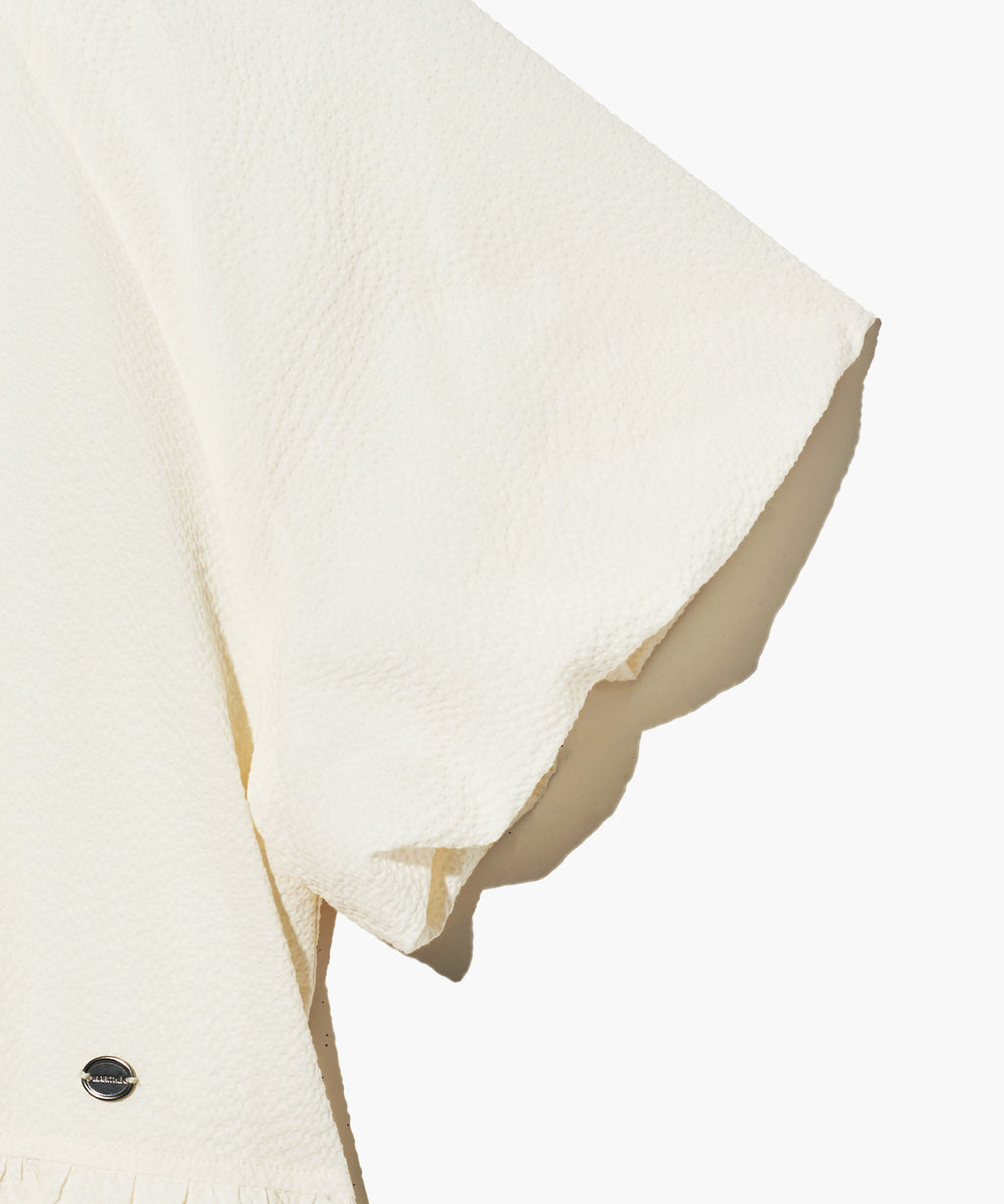 Marithe & Francois Girbaud - Puff Sleeve Dress (Cream) product image 10 | TRAB K-Fashion Australia