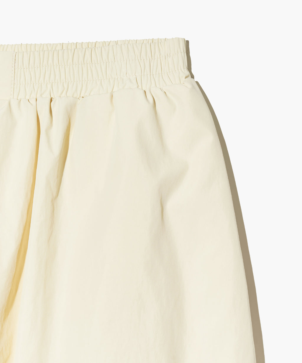 Marithe & Francois Girbaud - Nylon Bubble Hem Mini Skirt (Cream) product image 13 | TRAB K-Fashion Australia