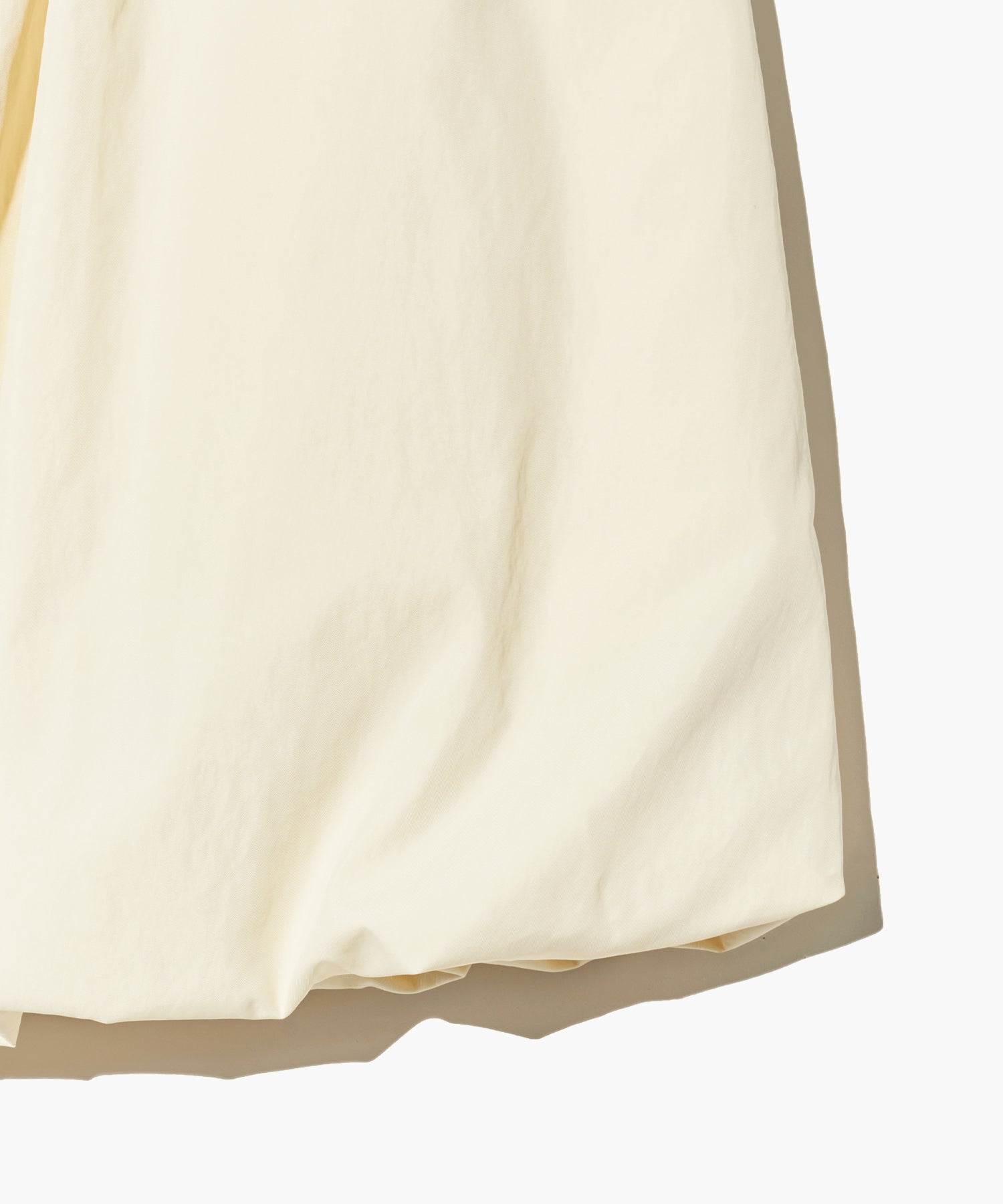 Marithe & Francois Girbaud - Nylon Bubble Hem Mini Skirt (Cream) product image 14 | TRAB K-Fashion Australia