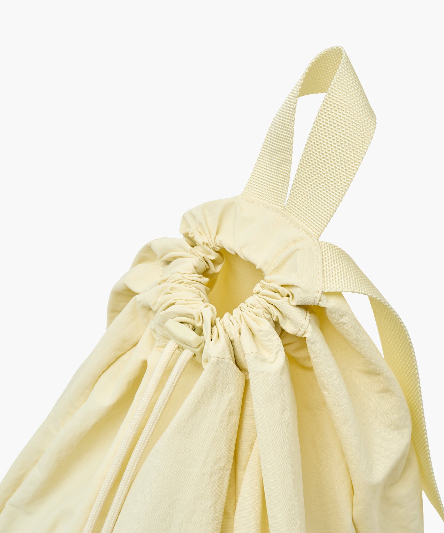 Marithe & Francois Girbaud - Classic Logo Zip Pocket Backpack (Light Yellow) product image 4 | TRAB K-Fashion Australia