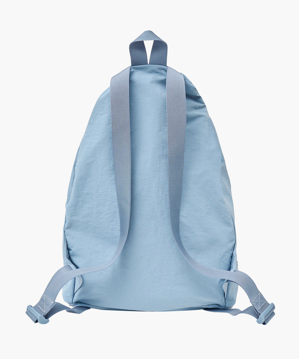 Marithe & Francois Girbaud - Classic Logo Zip Pocket Backpack (Sky Blue) product image 3 | TRAB K-Fashion Australia