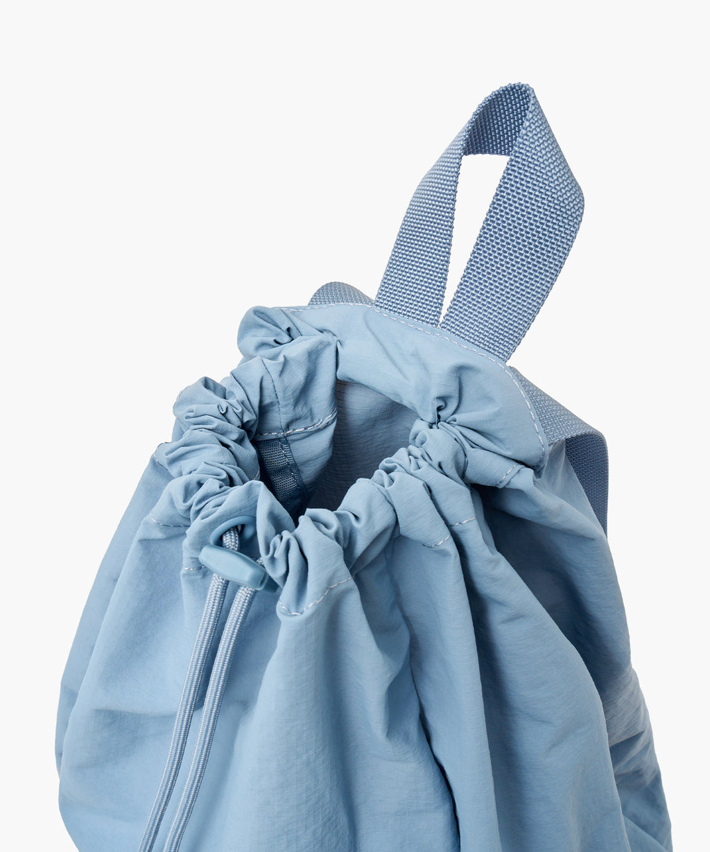 Marithe & Francois Girbaud - Classic Logo Zip Pocket Backpack (Sky Blue) product image 4 | TRAB K-Fashion Australia
