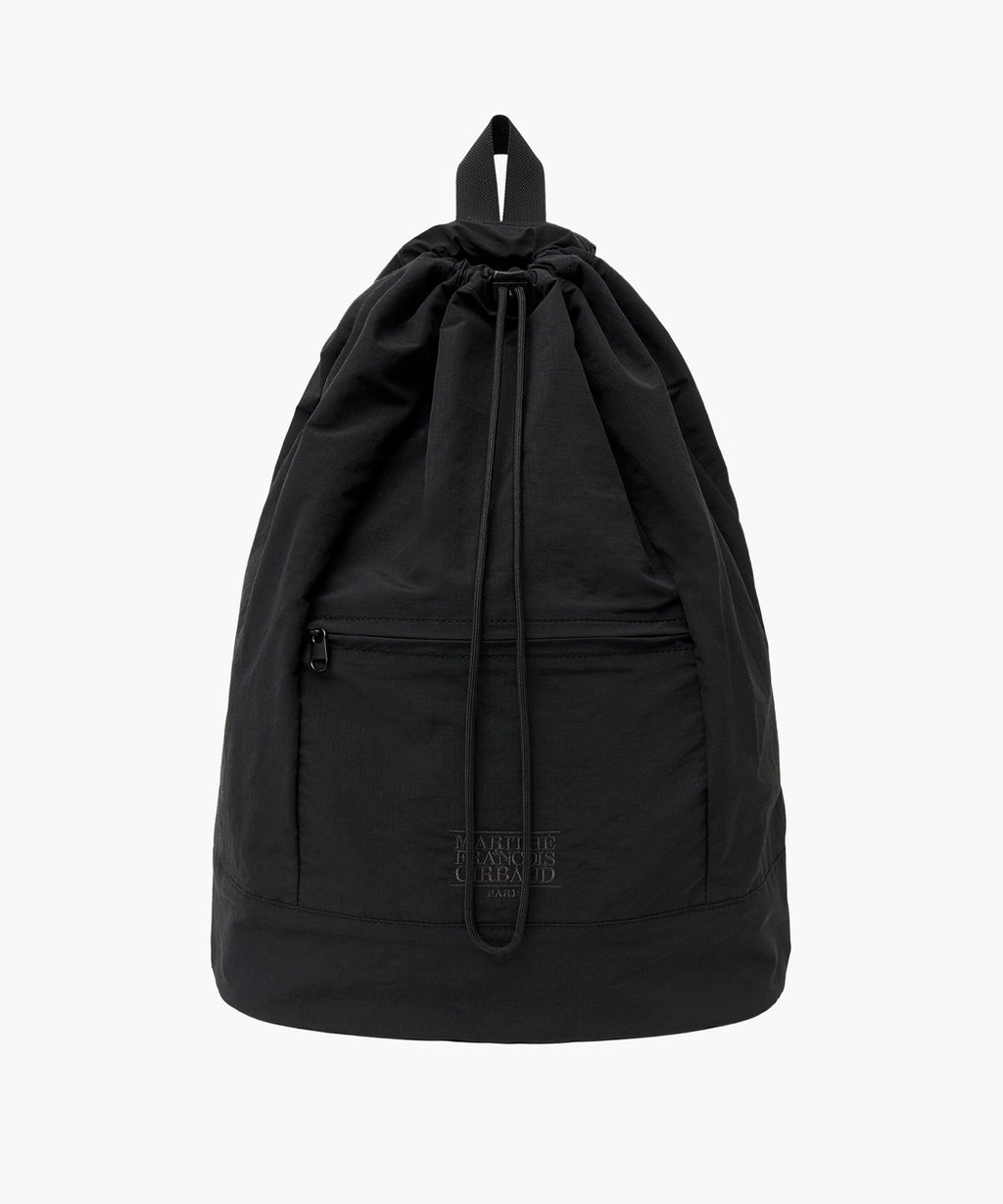 Marithe & Francois Girbaud - Classic Logo Zip Pocket Backpack (Black) product image 1 | TRAB K-Fashion Australia