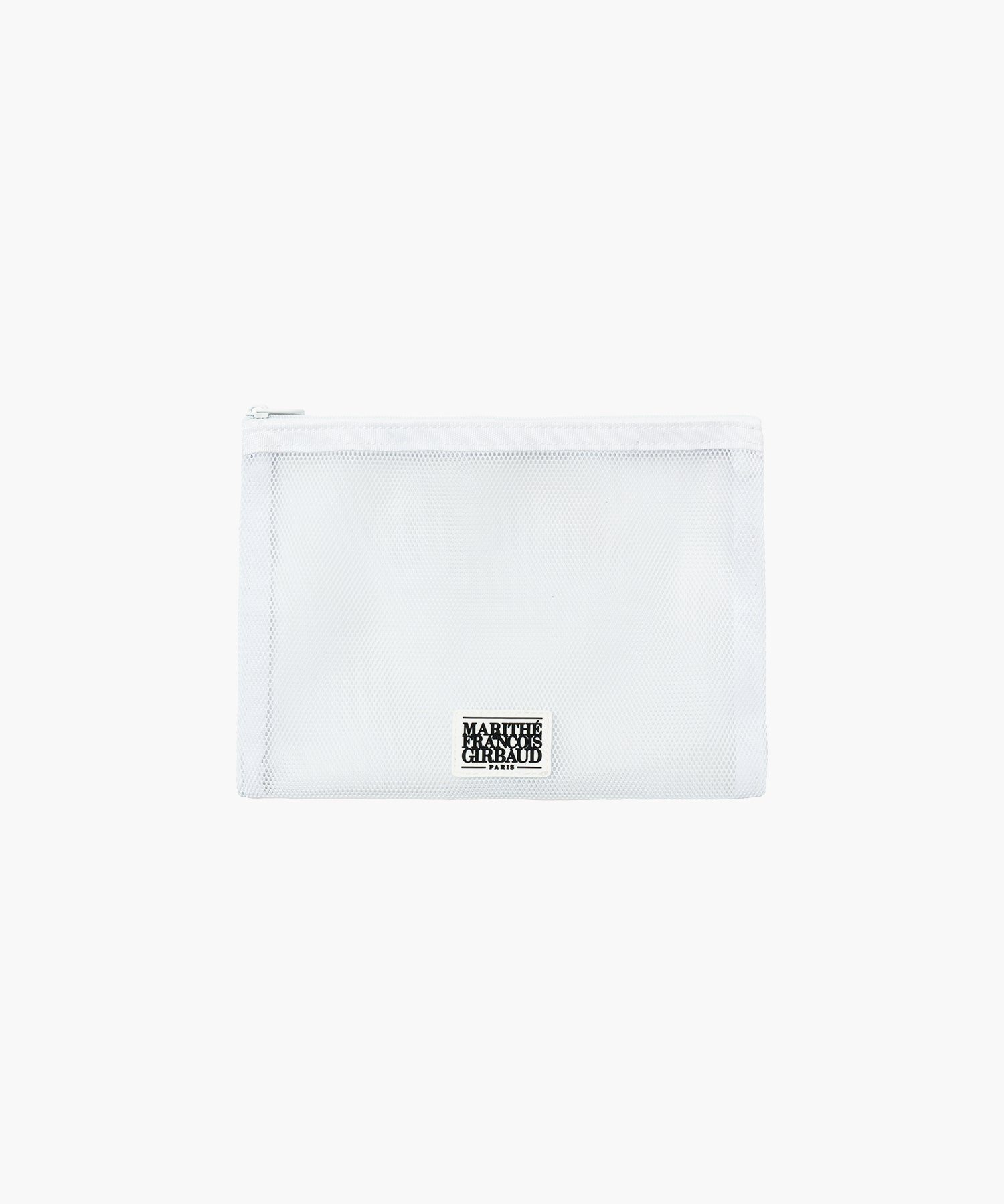 Marithe & Francois Girbaud - Classic Logo Mesh Pouch (White) product image 1 | TRAB K-Fashion Australia