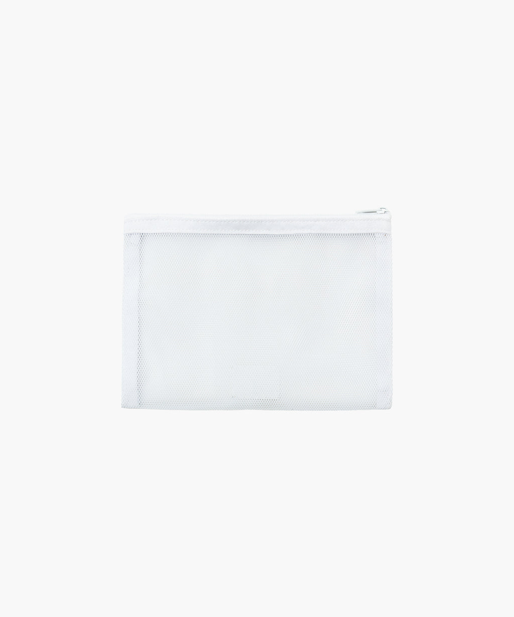 Marithe & Francois Girbaud - Classic Logo Mesh Pouch (White) product image 2 | TRAB K-Fashion Australia
