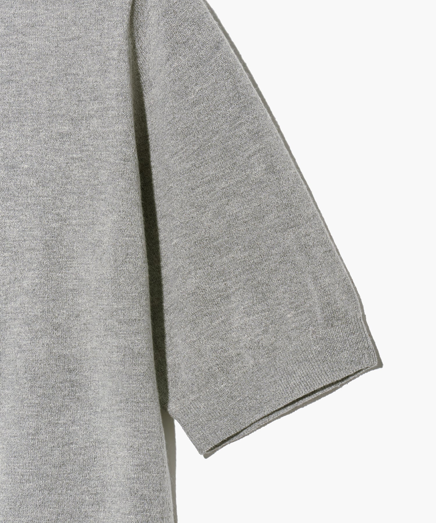 Marithe & Francois Girbaud - Round Neck Half Cardigan (Heather Gray) product image 11 | TRAB K-Fashion Australia