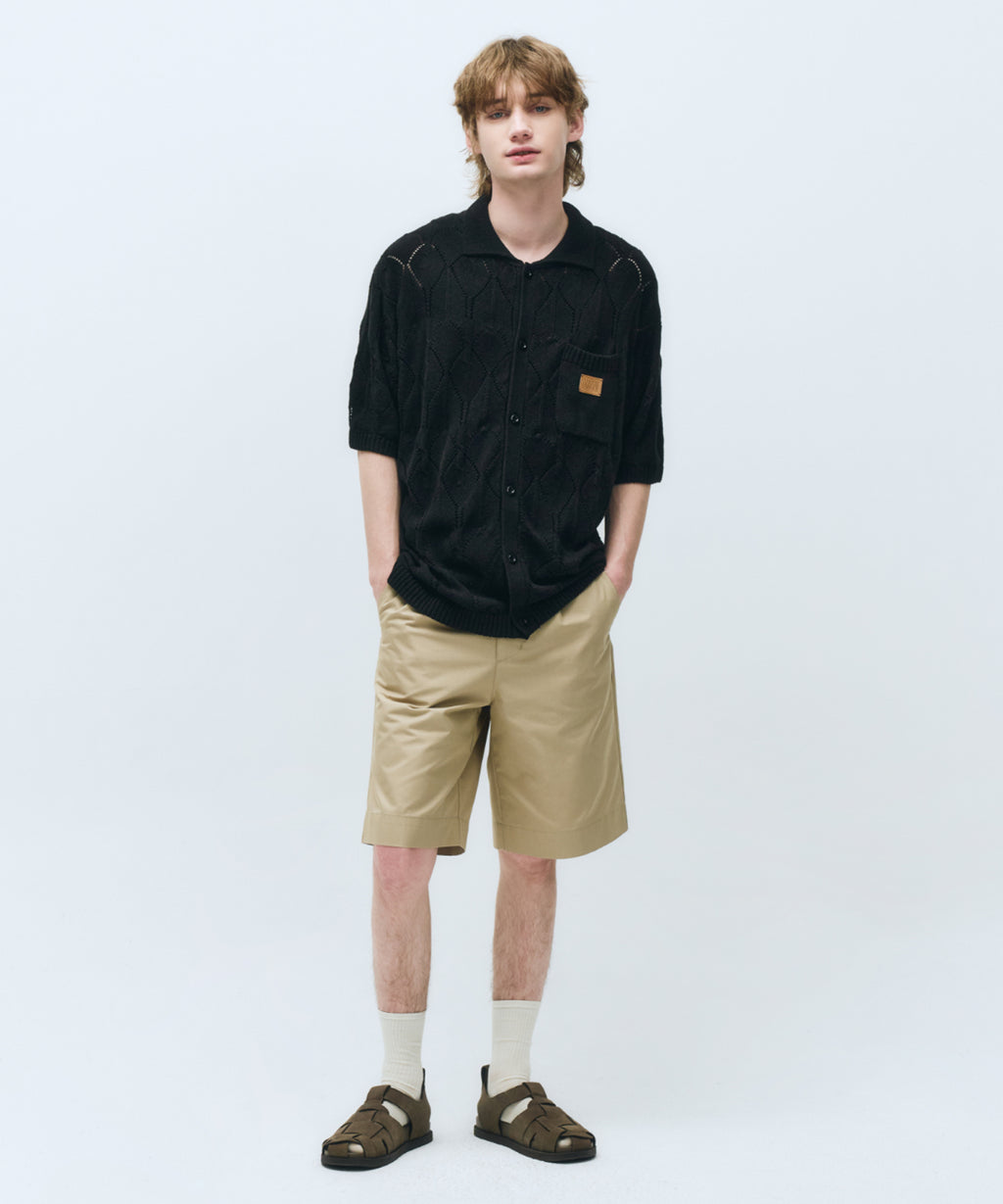 Marithe & Francois Girbaud - Crochet Half Cardigan (Black) product image 6 | TRAB K-Fashion Australia