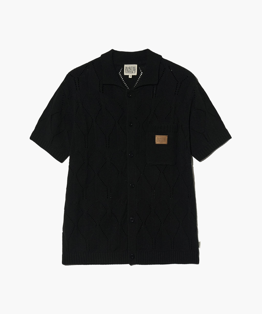 Marithe & Francois Girbaud - Crochet Half Cardigan (Black) product image 8 | TRAB K-Fashion Australia