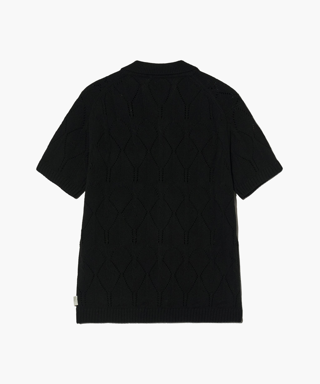 Marithe & Francois Girbaud - Crochet Half Cardigan (Black) product image 9 | TRAB K-Fashion Australia