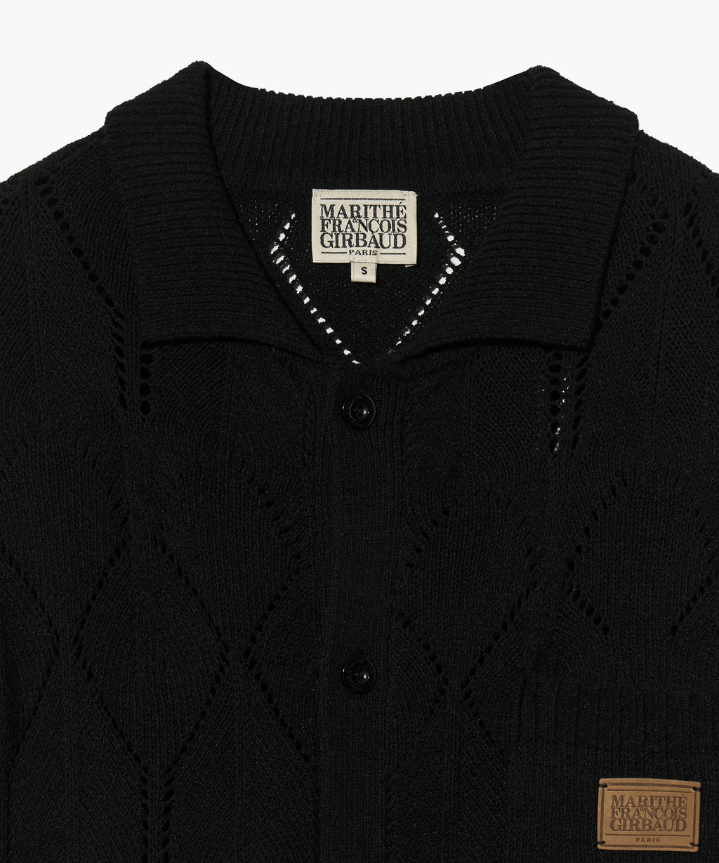 Marithe & Francois Girbaud - Crochet Half Cardigan (Black) product image 10 | TRAB K-Fashion Australia