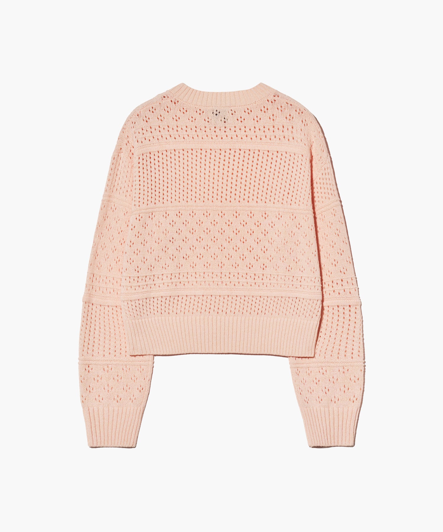 Marithe & Francois Girbaud - Crochet Knit Pullover (Pink) product image 9 | TRAB K-Fashion Australia