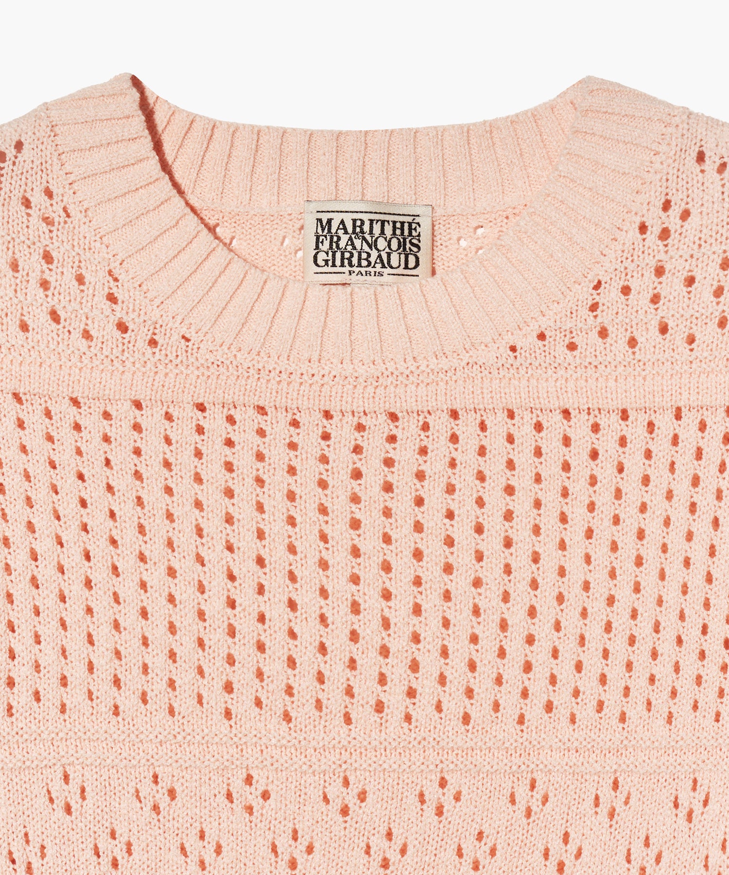 Marithe & Francois Girbaud - Crochet Knit Pullover (Pink) product image 10 | TRAB K-Fashion Australia