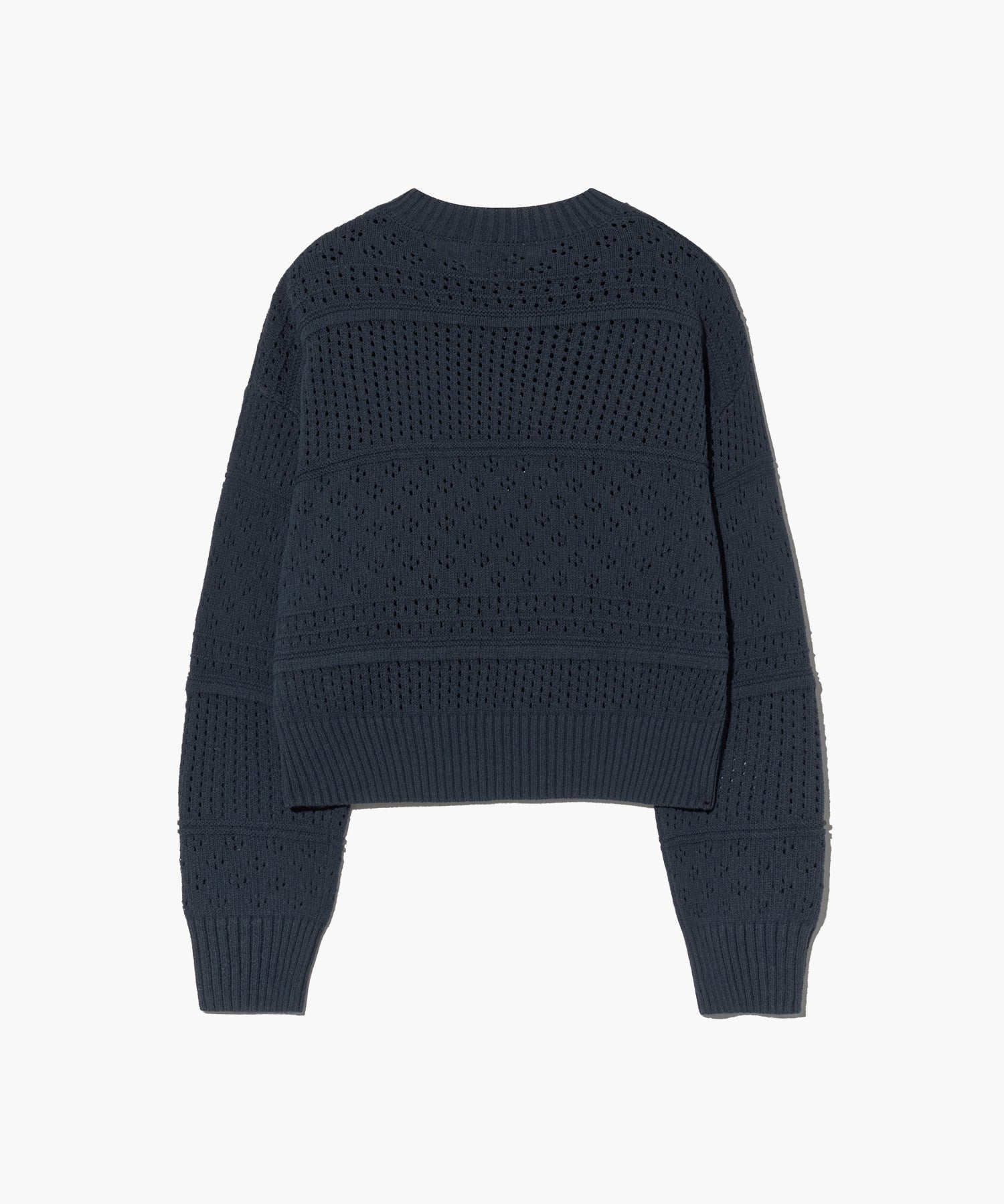 Marithe & Francois Girbaud - Crochet Knit Pullover (Navy) product image 9 | TRAB K-Fashion Australia
