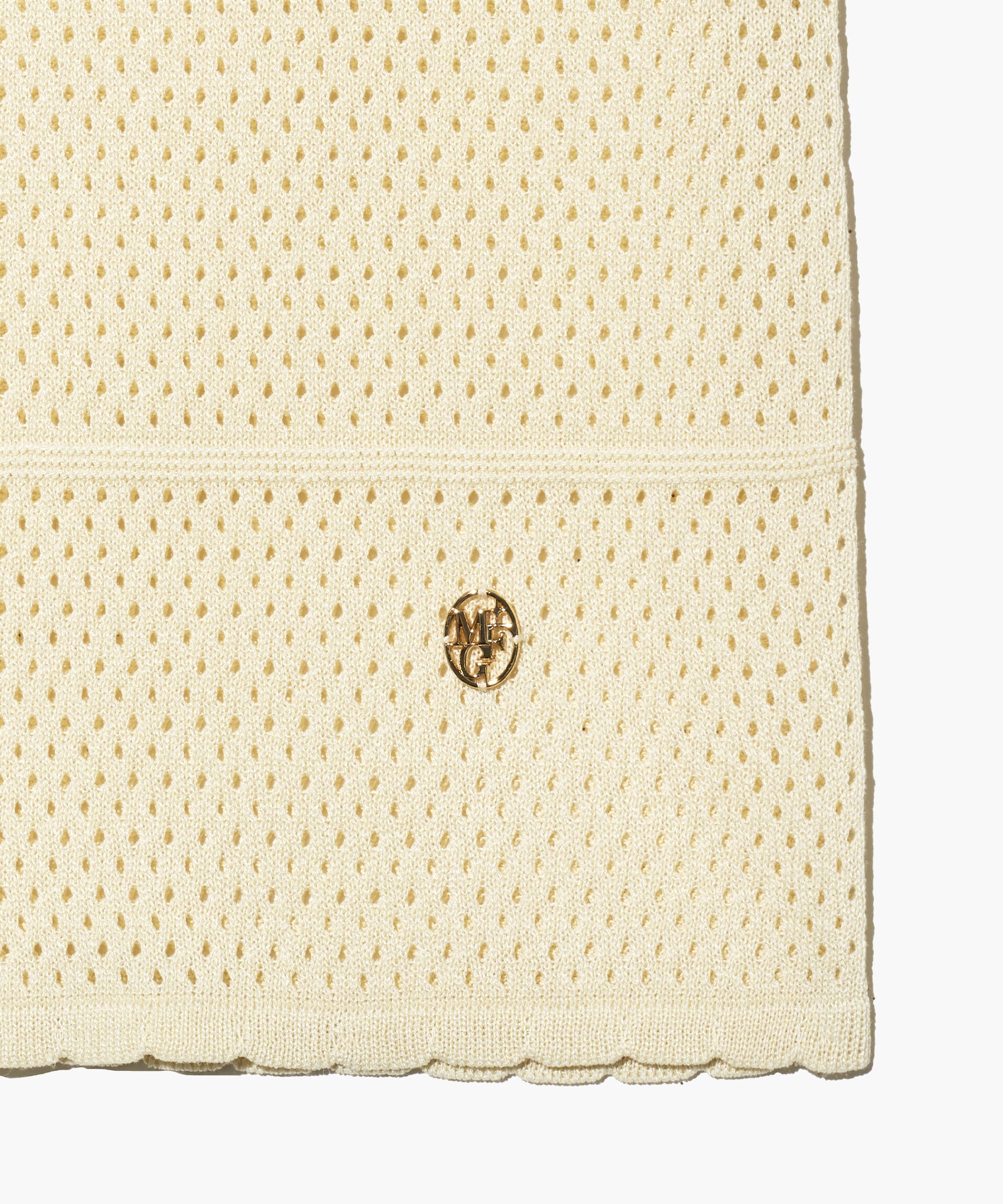 Marithe & Francois Girbaud - Ruffle Strap Knit Top (Ivory) product image 13 | TRAB K-Fashion Australia