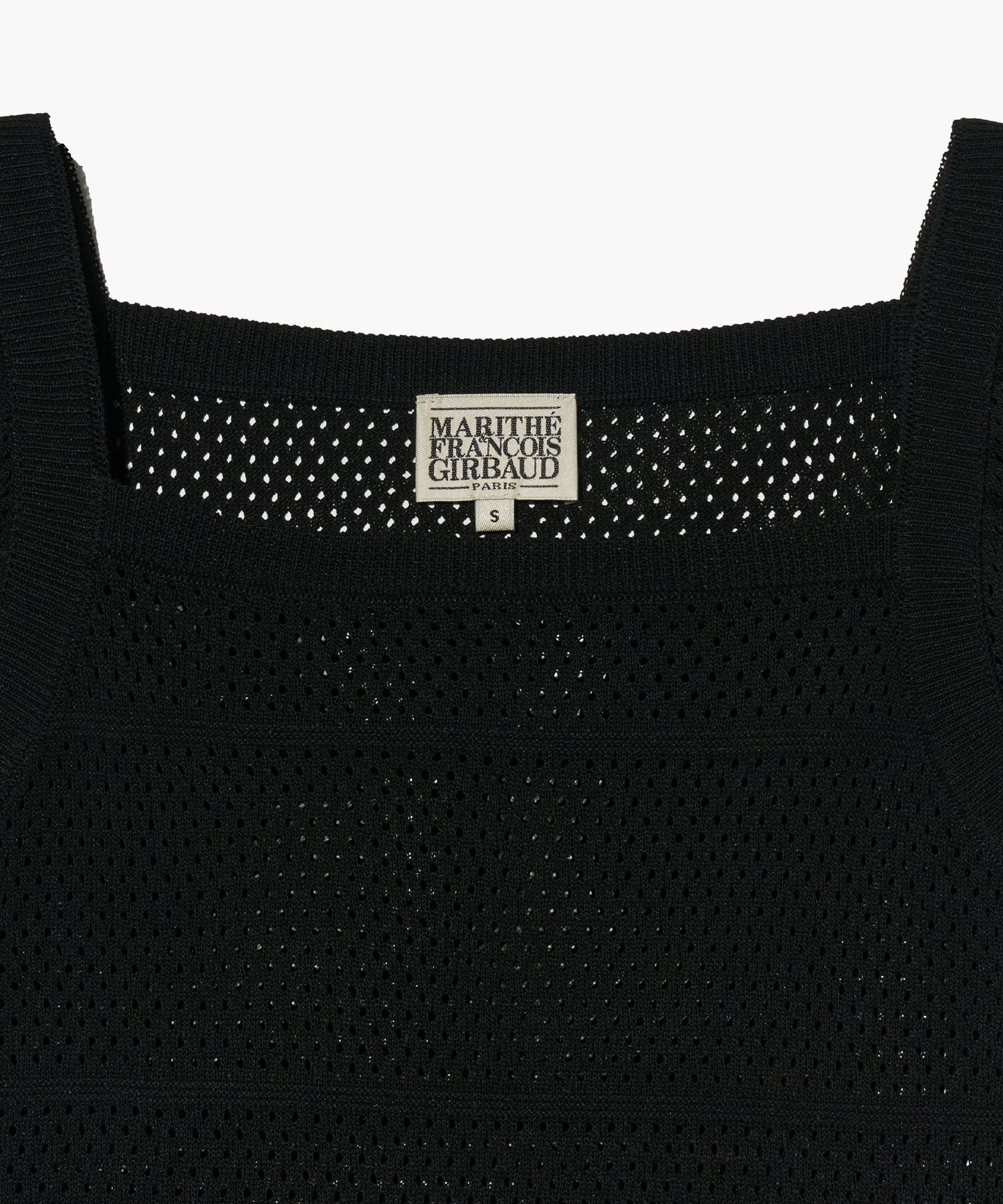 Marithe & Francois Girbaud - Ruffle Strap Knit Top (Black) product image 9 | TRAB K-Fashion Australia