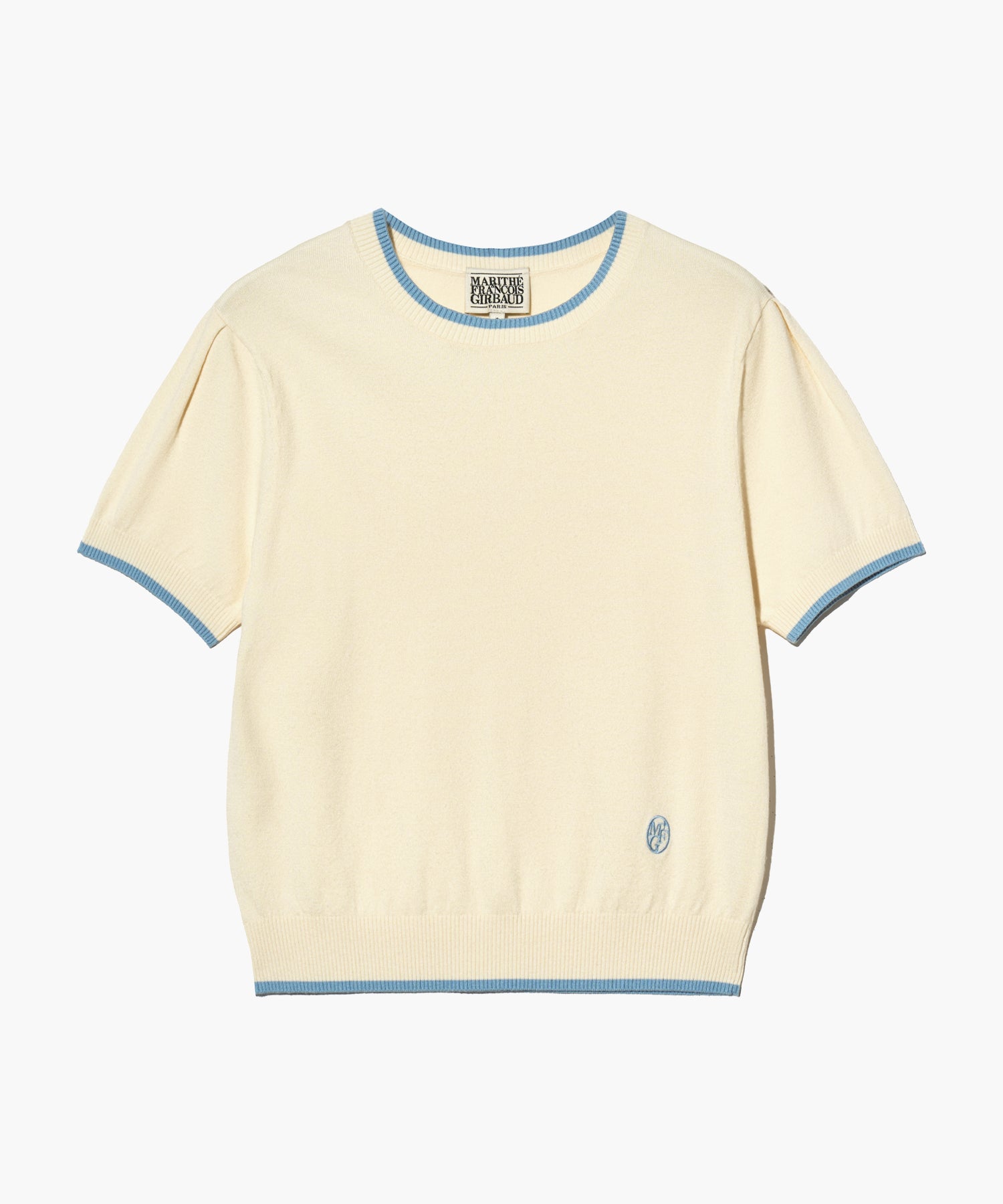 Marithe & Francois Girbaud - Ringer Half Knit (Ivory) product image 9 | TRAB K-Fashion Australia