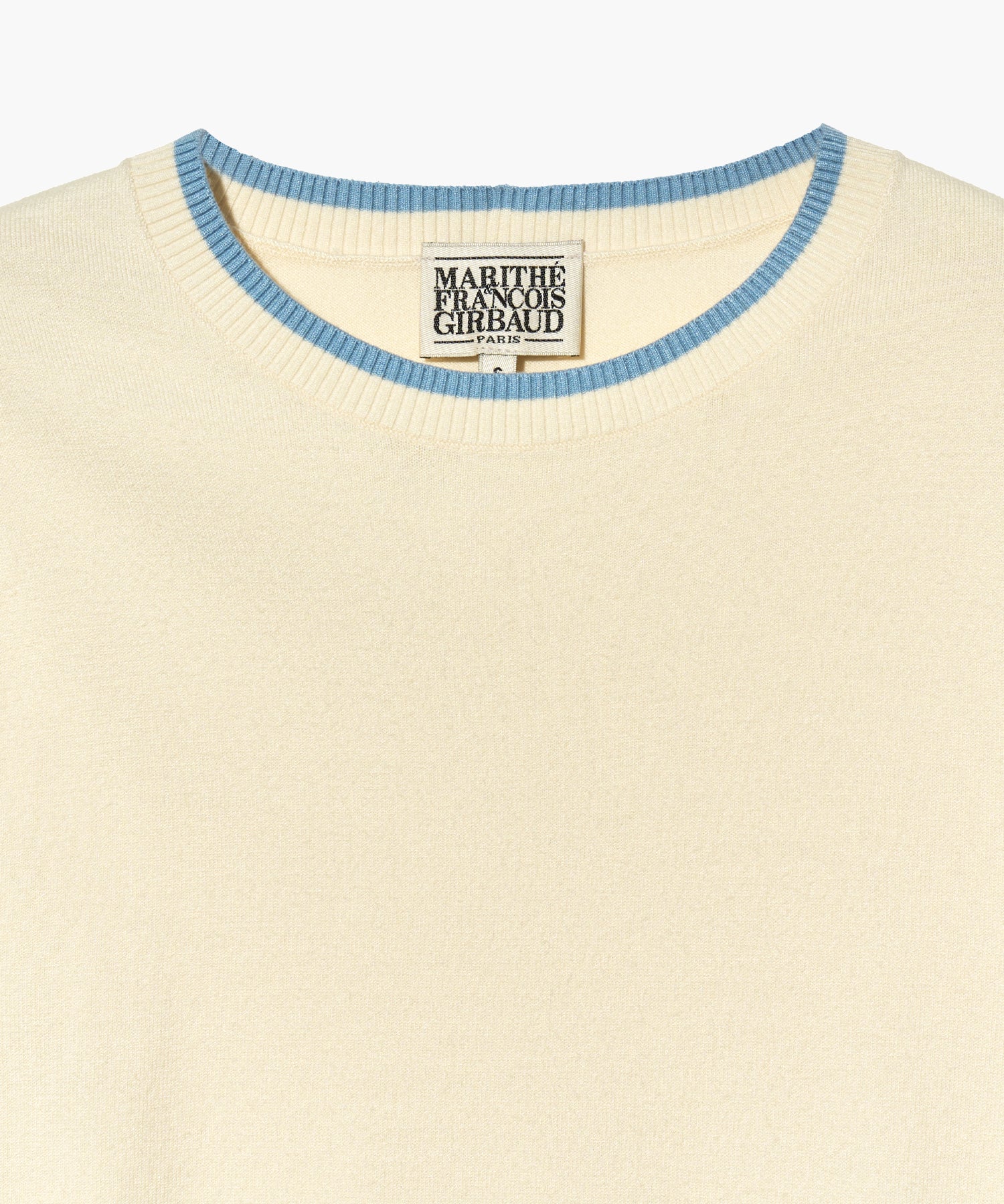 Marithe & Francois Girbaud - Ringer Half Knit (Ivory) product image 11 | TRAB K-Fashion Australia