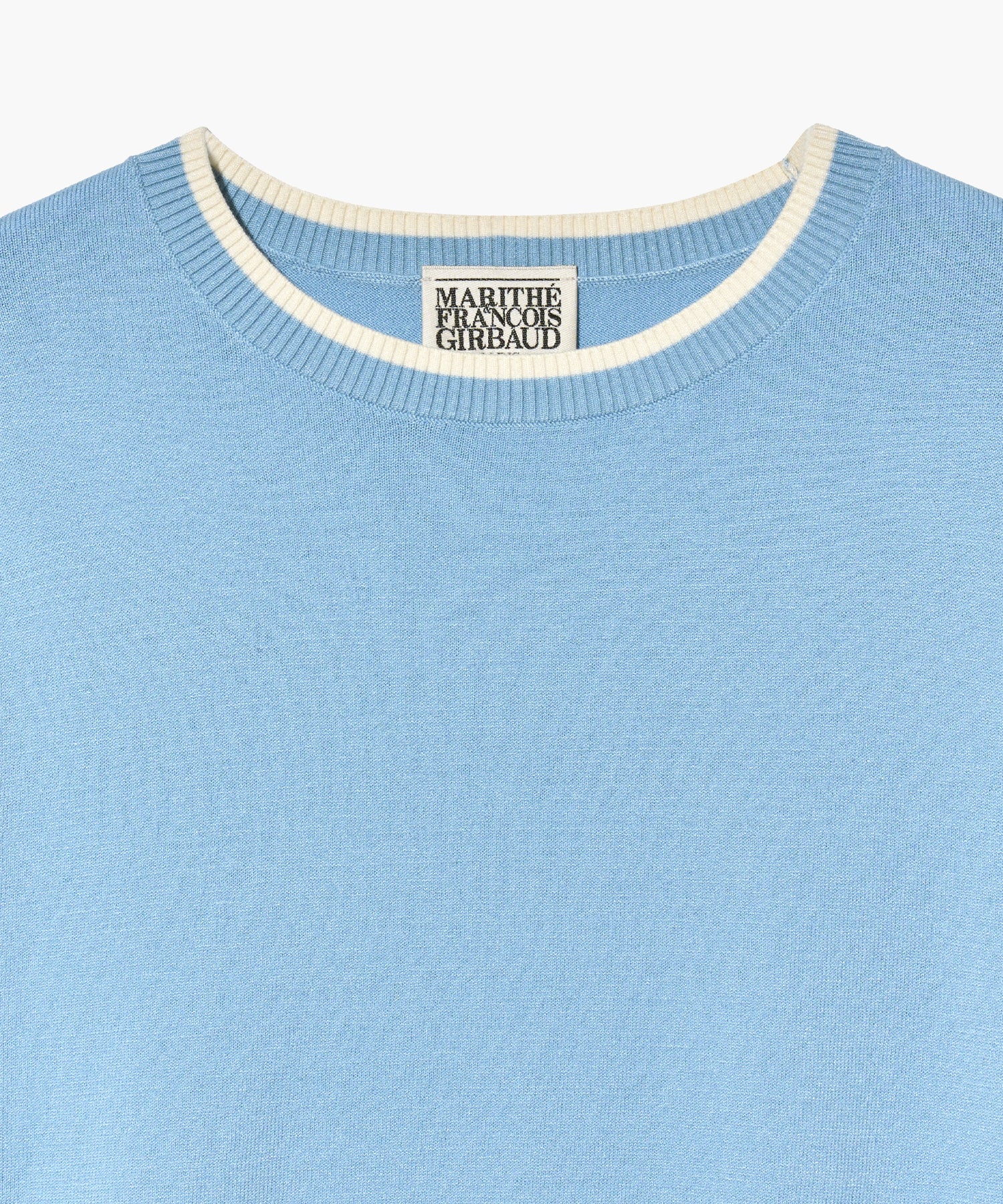 Marithe & Francois Girbaud - Ringer Half Knit (Sky Blue) product image 9 | TRAB K-Fashion Australia