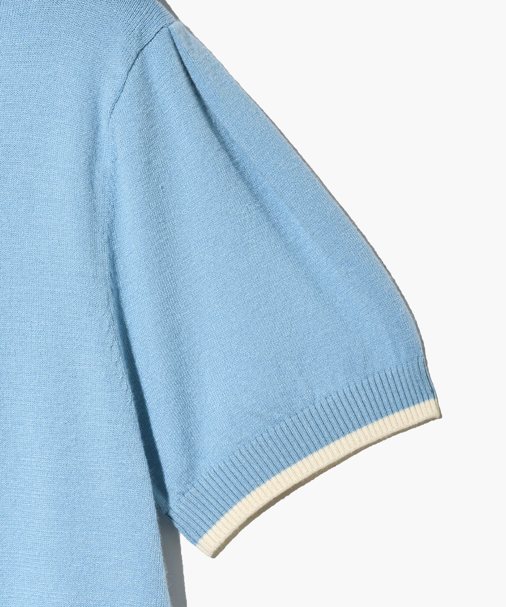 Marithe & Francois Girbaud - Ringer Half Knit (Sky Blue) product image 10 | TRAB K-Fashion Australia