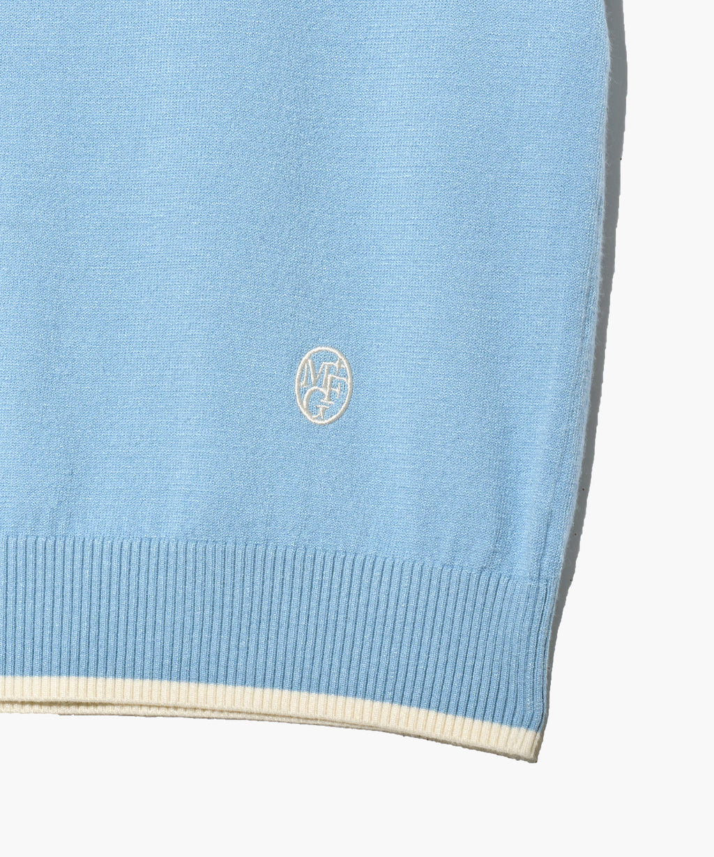 Marithe & Francois Girbaud - Ringer Half Knit (Sky Blue) product image 11 | TRAB K-Fashion Australia