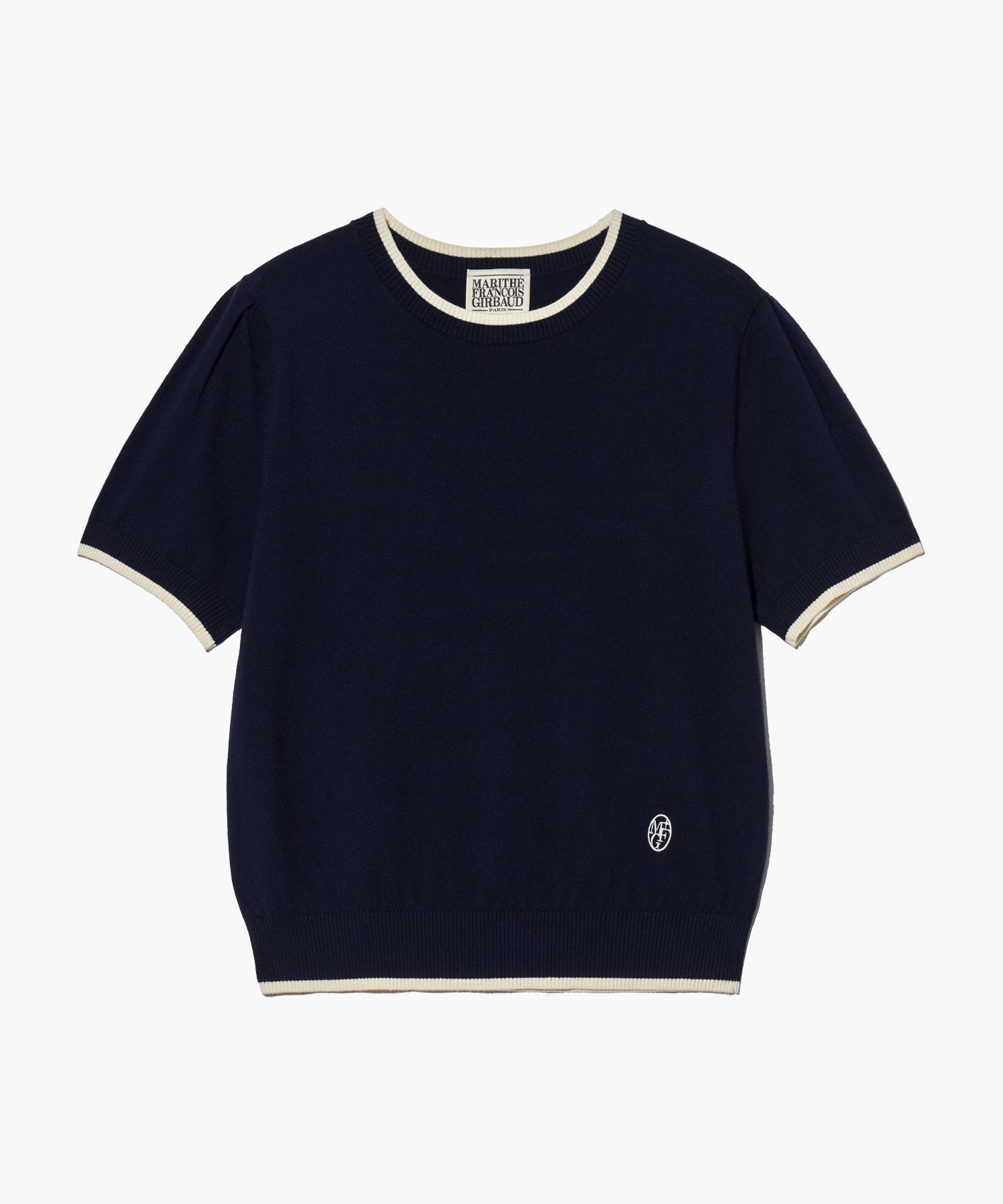 Marithe & Francois Girbaud - Ringer Half Knit (Navy) product image 8 | TRAB K-Fashion Australia