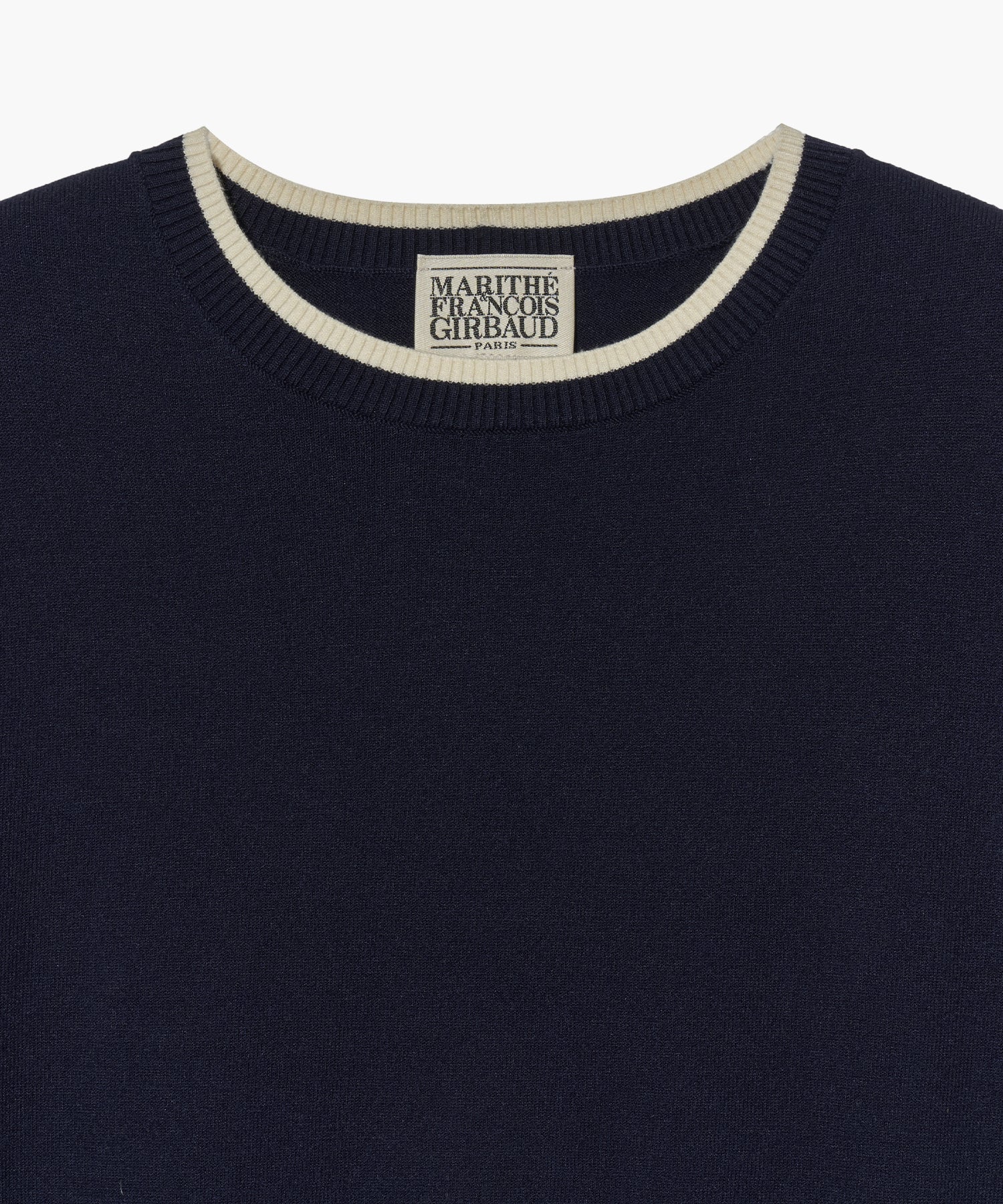 Marithe & Francois Girbaud - Ringer Half Knit (Navy) product image 10 | TRAB K-Fashion Australia