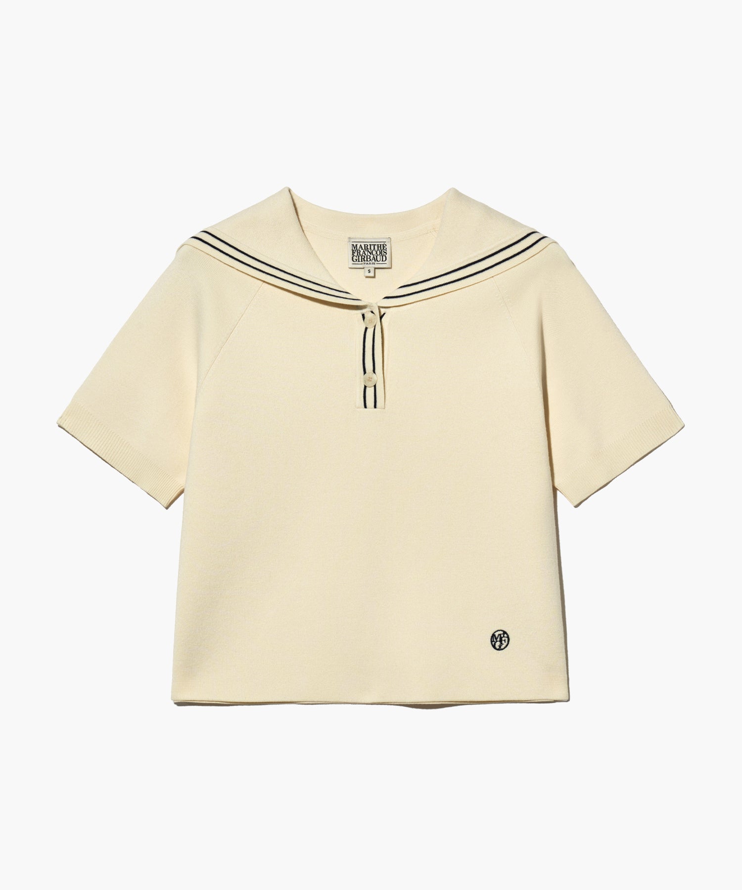 Marithe & Francois Girbaud - Marine Sailor Half Knit (Ivory) product image 9 | TRAB K-Fashion Australia
