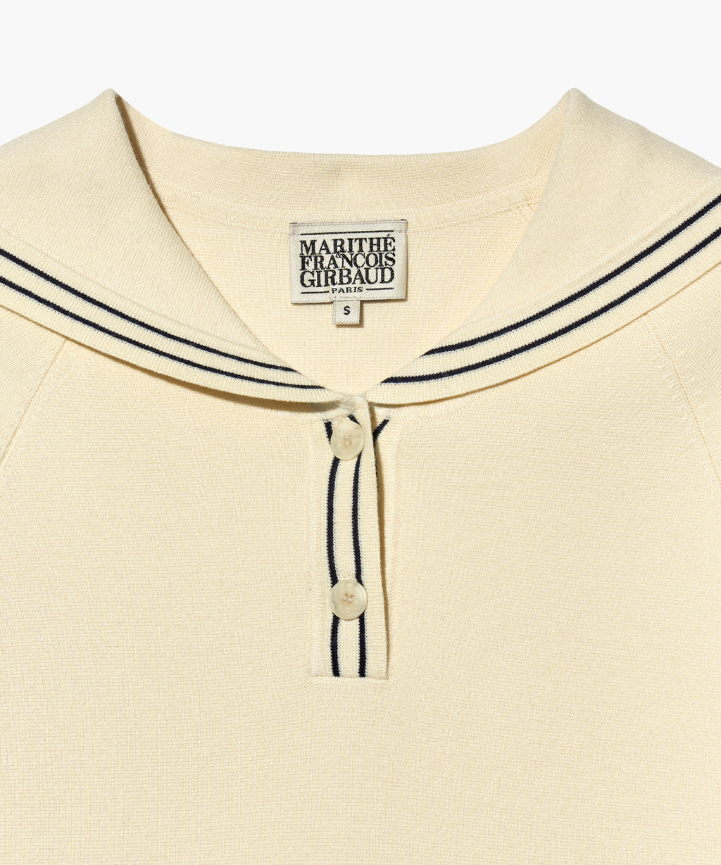 Marithe & Francois Girbaud - Marine Sailor Half Knit (Ivory) product image 11 | TRAB K-Fashion Australia