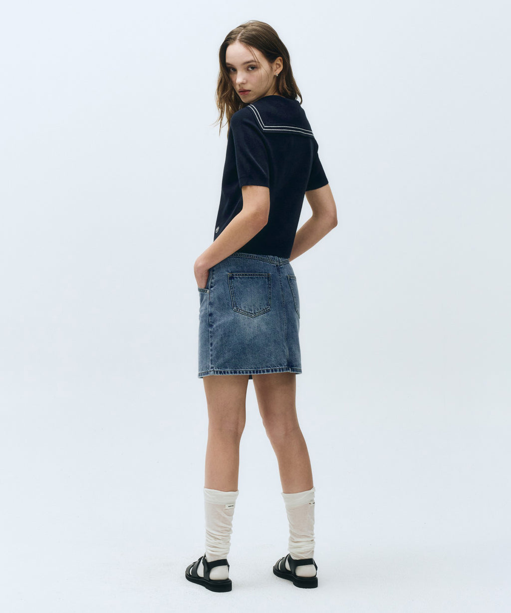 Marithe & Francois Girbaud - Marine Sailor Half Knit (Navy) product image 8 | TRAB K-Fashion Australia