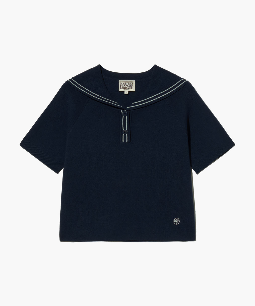 Marithe & Francois Girbaud - Marine Sailor Half Knit (Navy) product image 9 | TRAB K-Fashion Australia