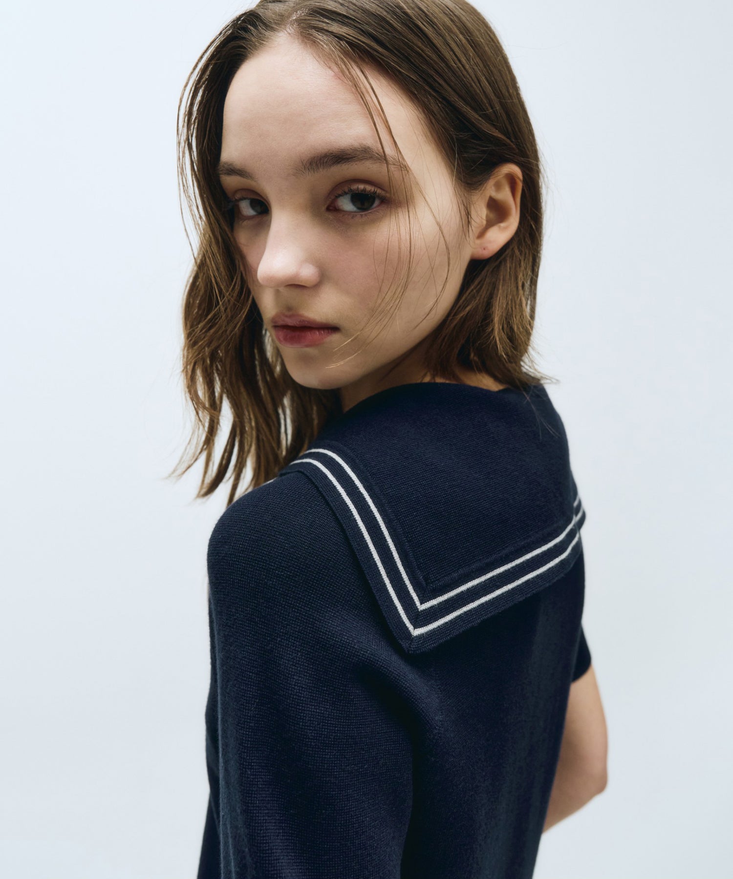 Marithe & Francois Girbaud - Marine Sailor Half Knit (Navy) product image 4 | TRAB K-Fashion Australia