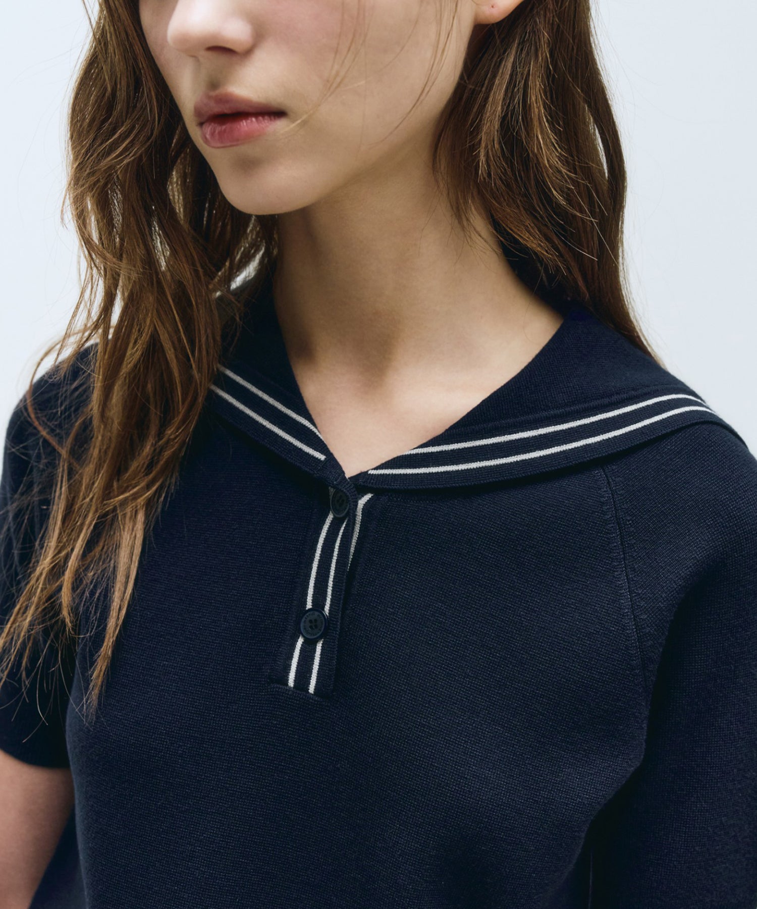 Marithe & Francois Girbaud - Marine Sailor Half Knit (Navy) product image 5 | TRAB K-Fashion Australia