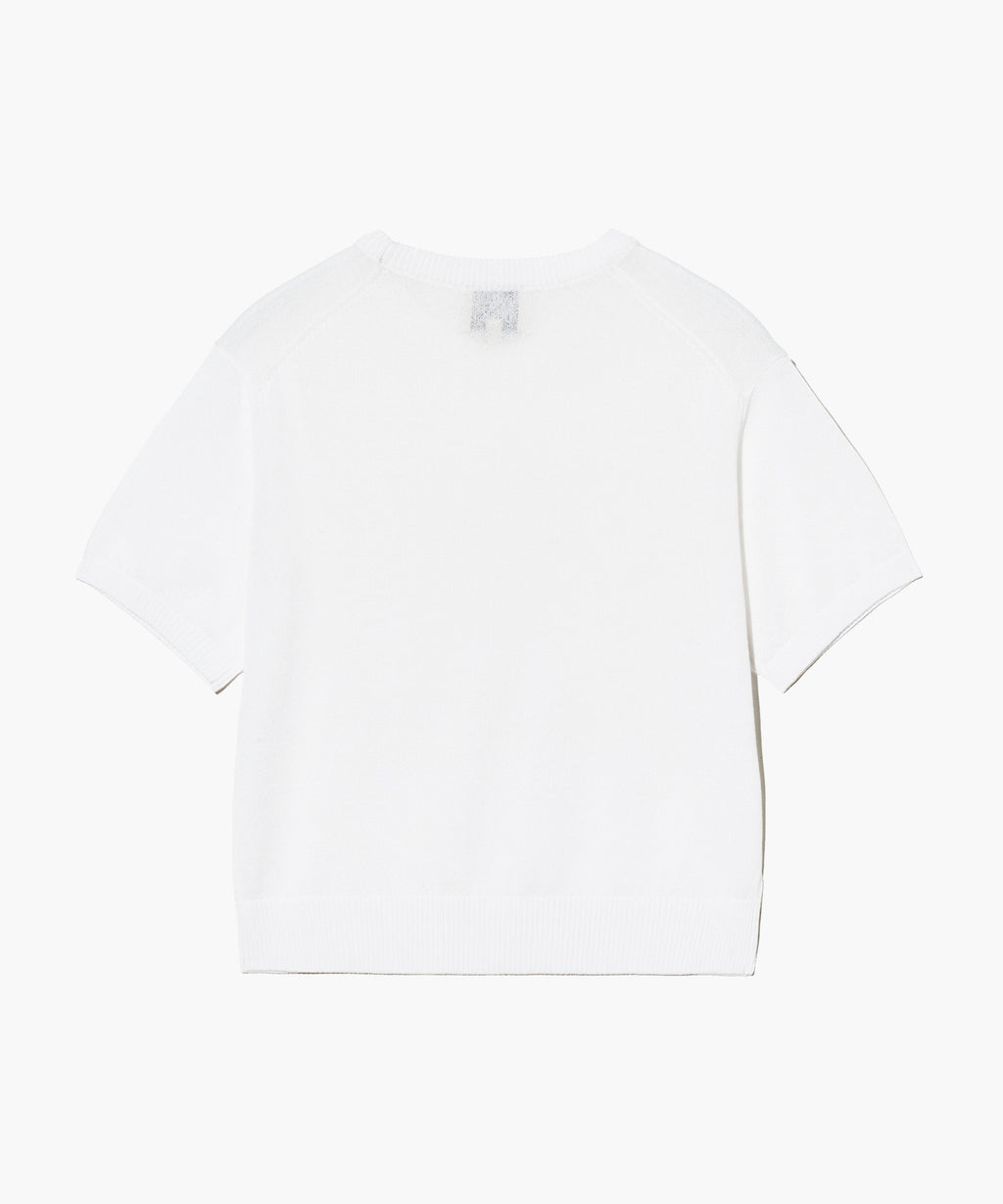 Marithe & Francois Girbaud - See Through Half Knit (White) product image 8 | TRAB K-Fashion Australia