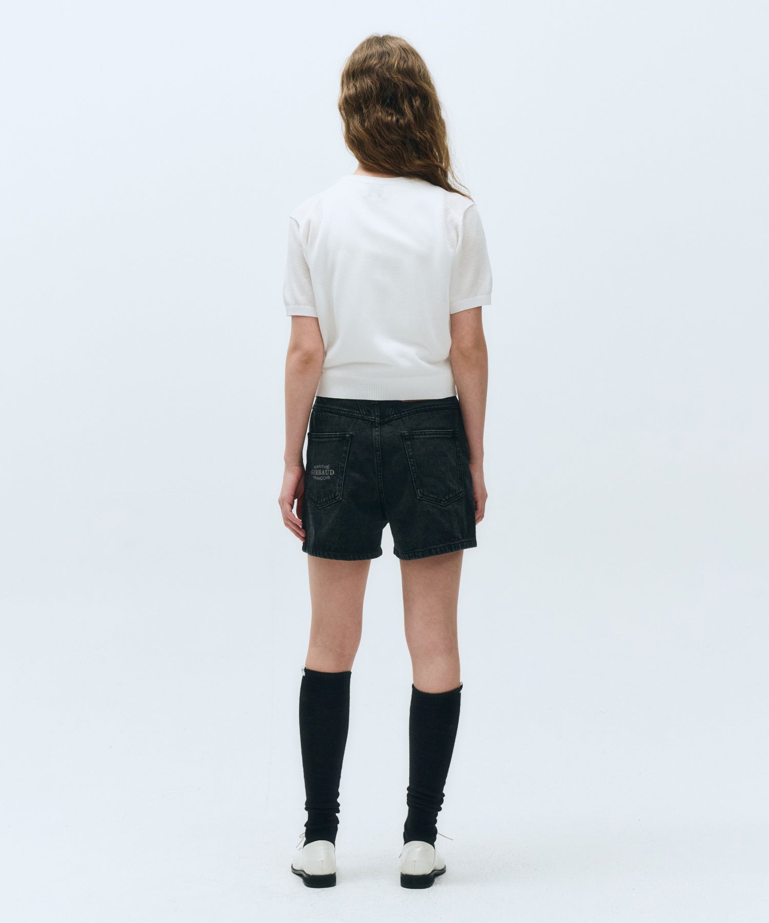 Marithe & Francois Girbaud - See Through Half Knit (White) product image 6 | TRAB K-Fashion Australia