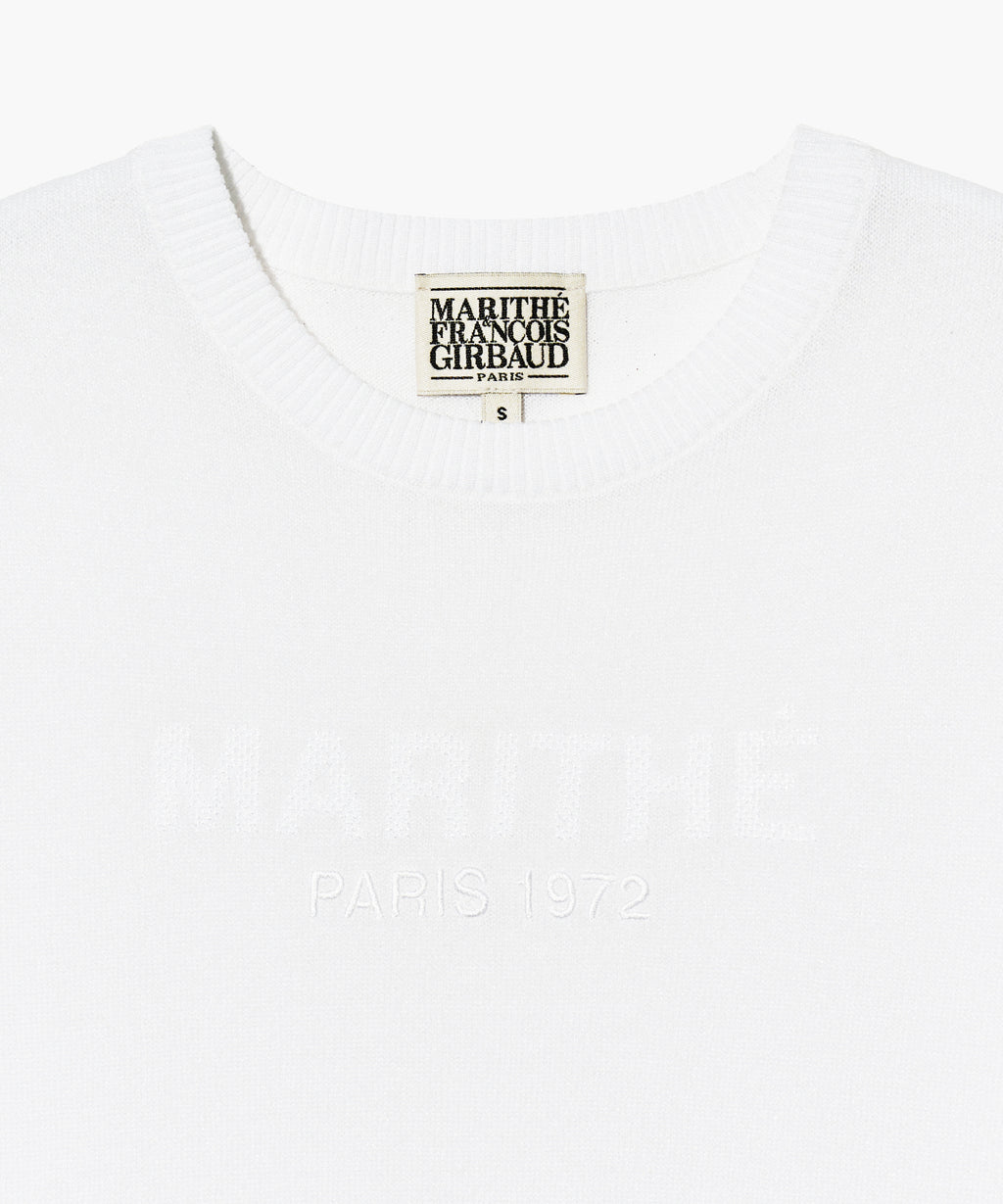Marithe & Francois Girbaud - See Through Half Knit (White) product image 9 | TRAB K-Fashion Australia