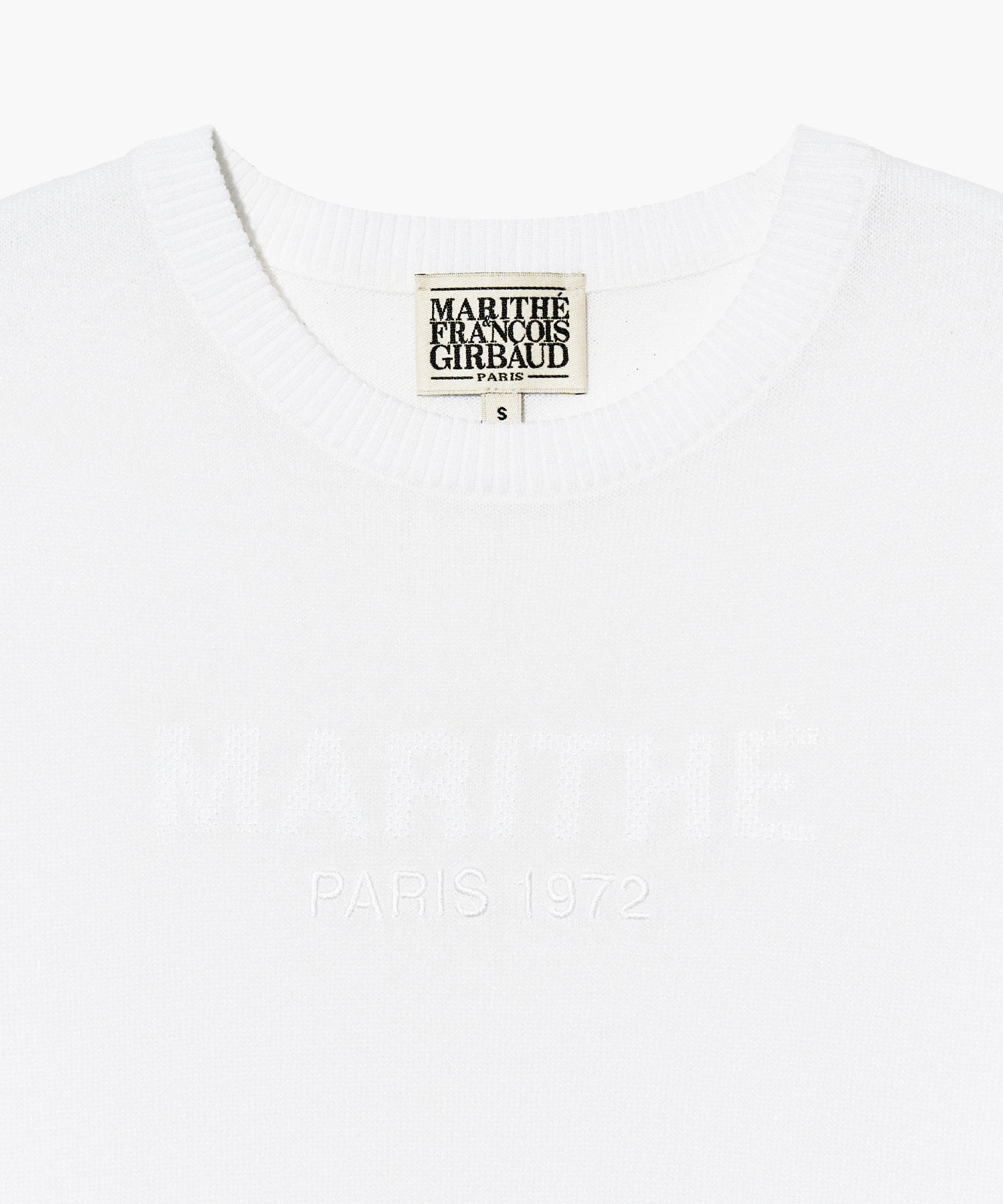 Marithe & Francois Girbaud - See Through Half Knit (White) product image 9 | TRAB K-Fashion Australia