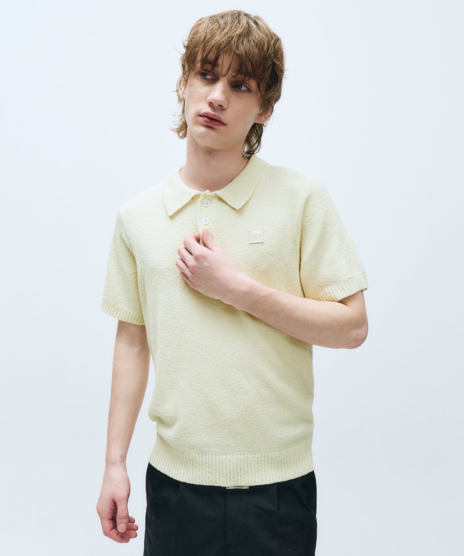 Marithe & Francois Girbaud - Collar Half Knit (Ivory) product image 5 | TRAB K-Fashion Australia