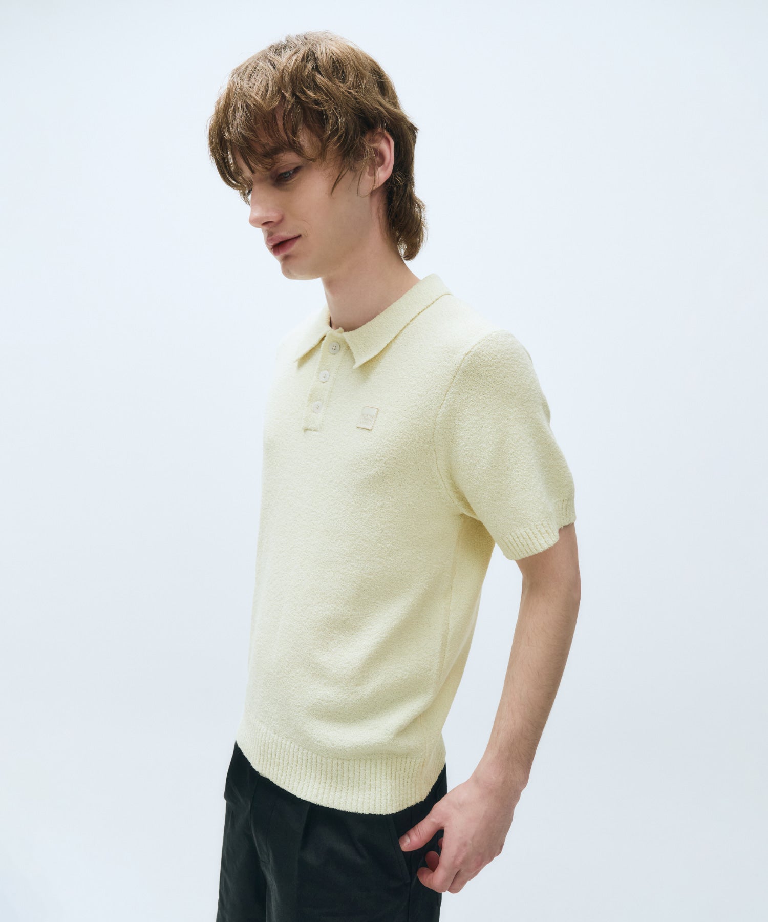 Marithe & Francois Girbaud - Collar Half Knit (Ivory) product image 4 | TRAB K-Fashion Australia