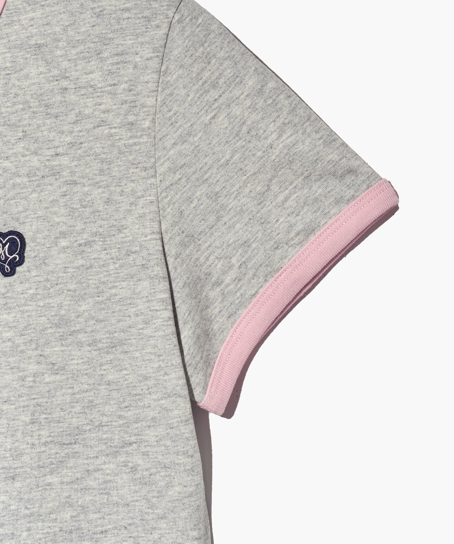 Marithe & Francois Girbaud - Heart Wappen Crop Ringer Tee (Heather Gray) product image 9 | TRAB K-Fashion Australia