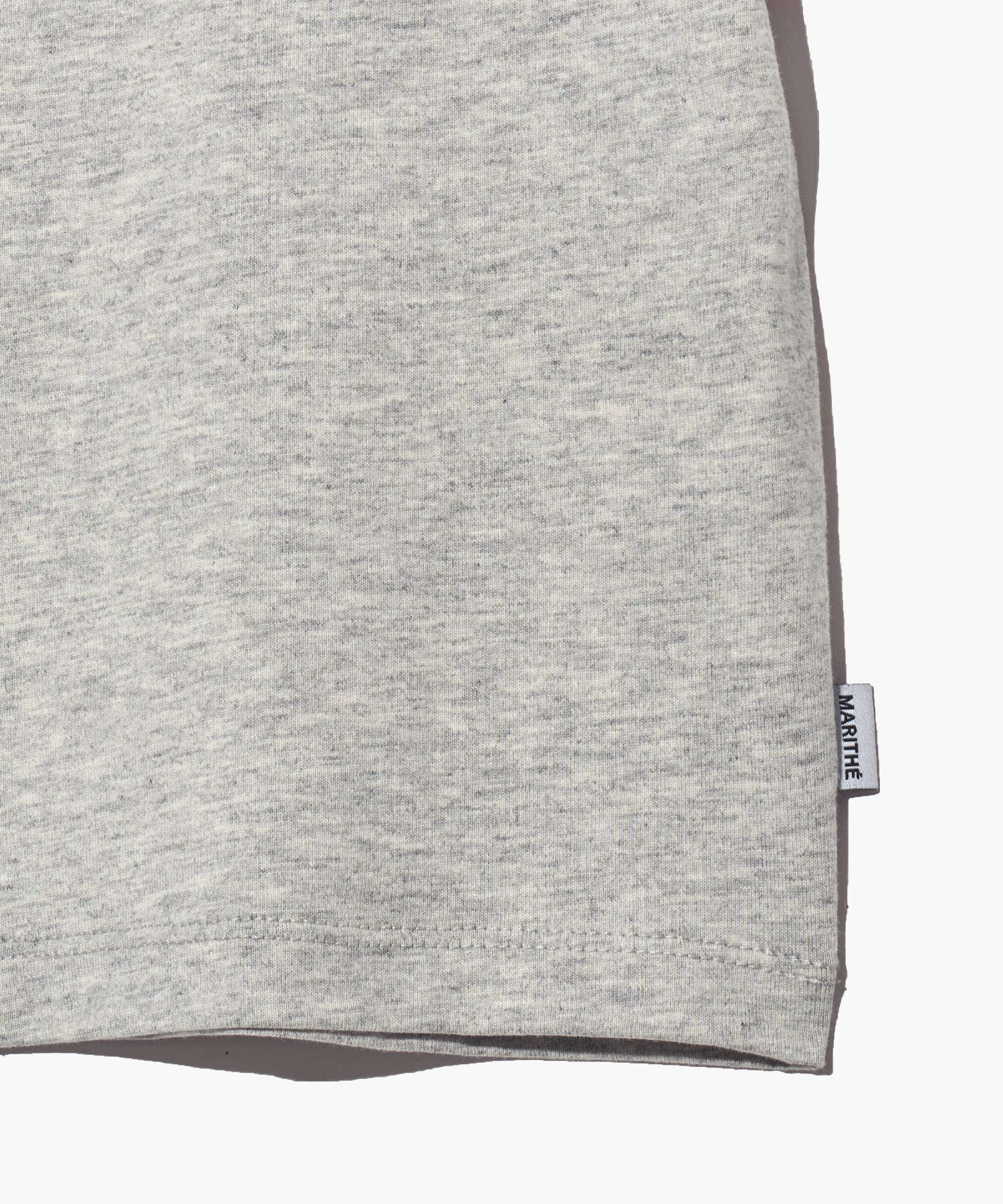 Marithe & Francois Girbaud - Heart Wappen Crop Ringer Tee (Heather Gray) product image 10 | TRAB K-Fashion Australia