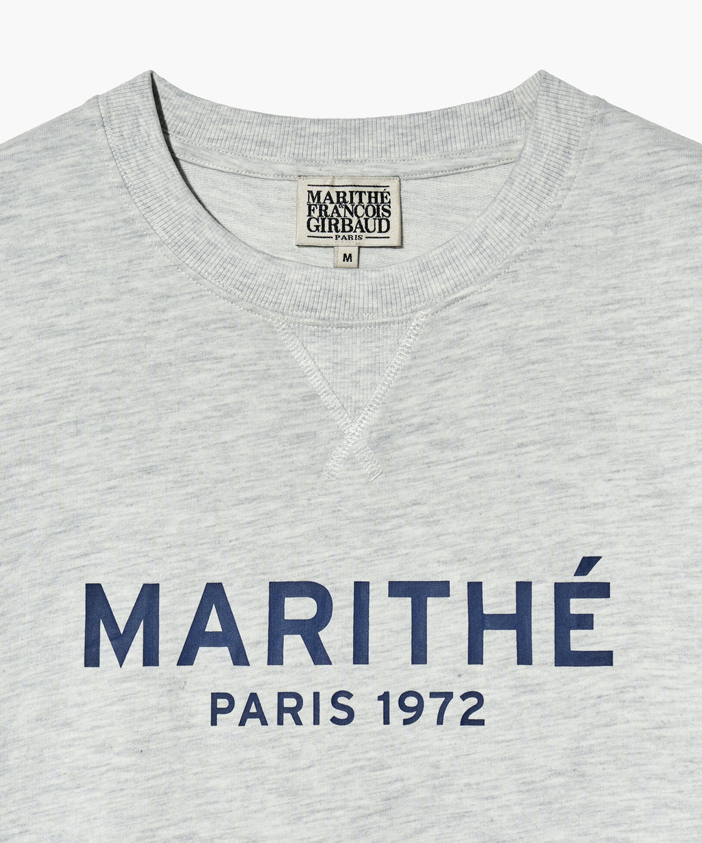 Marithe & Francois Girbaud - Regular Logo Half Set-up (Light Heather Gray) product image 8 | TRAB K-Fashion Australia