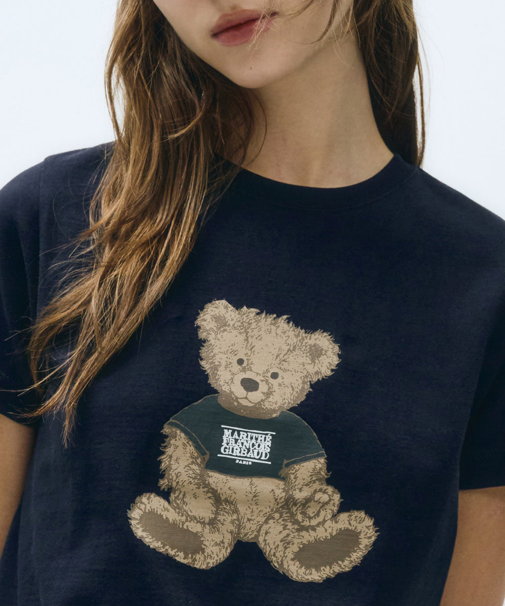 Marithe & Francois Girbaud - Doodle Bear Tee (Navy) product image 3 | TRAB K-Fashion Australia