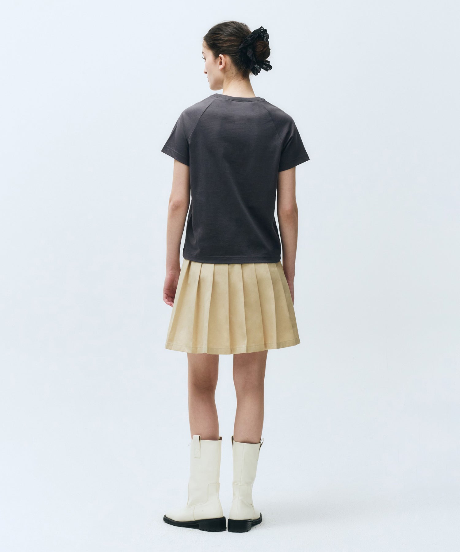 Marithe & Francois Girbaud - Doodle Bear Raglan Tee (Charcoal) product image 6 | TRAB K-Fashion Australia